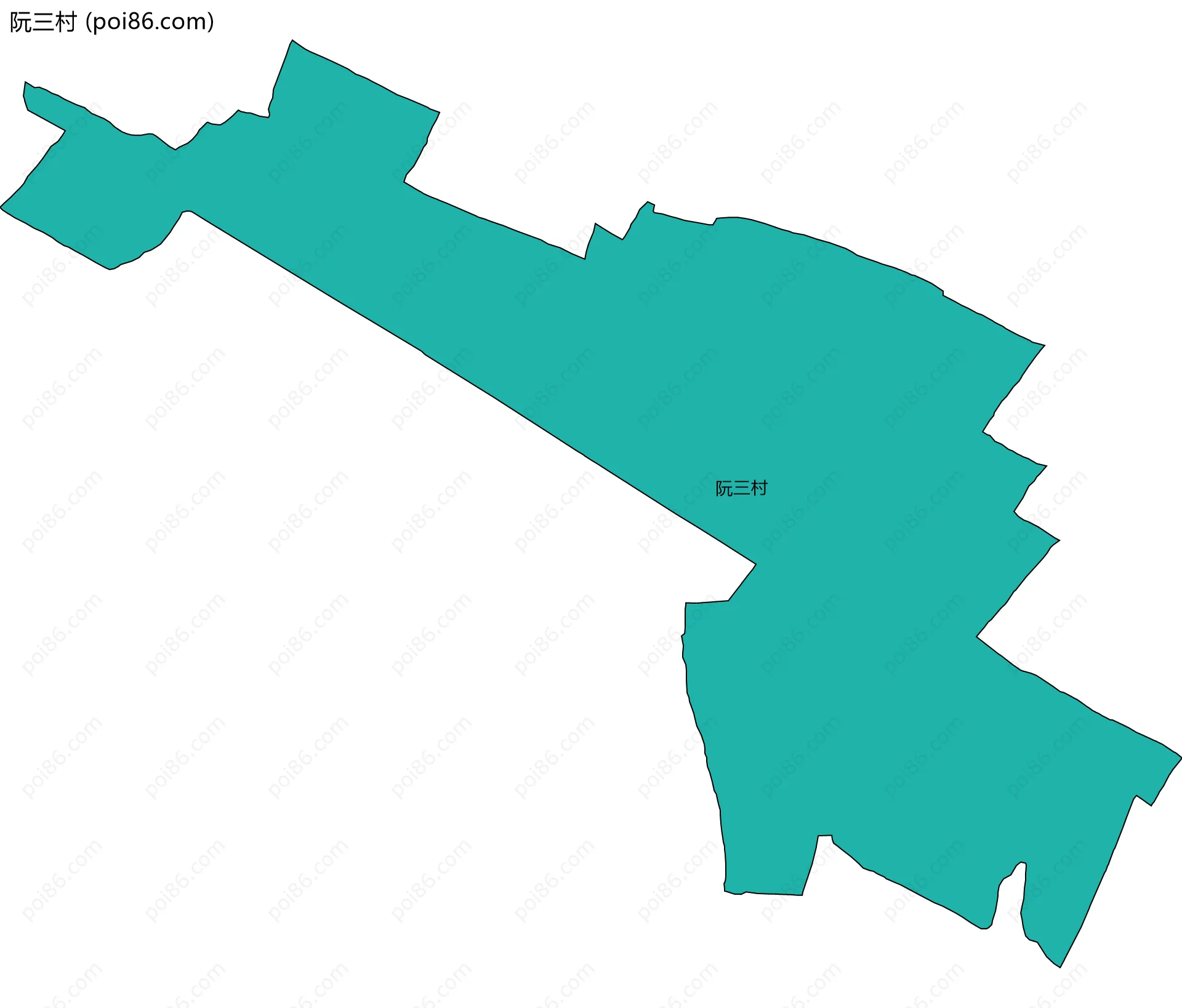 阮三村边界地图