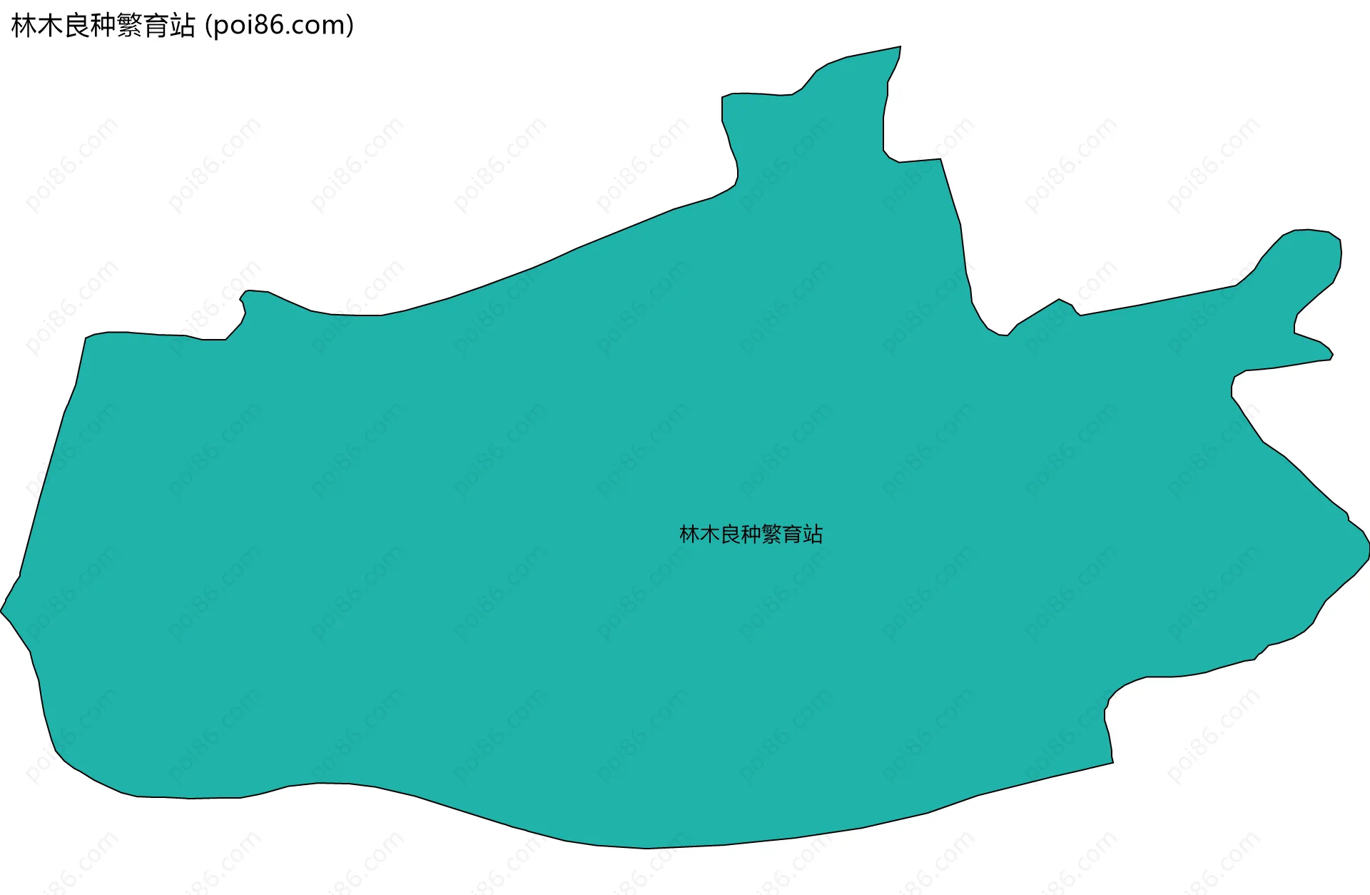 林木良种繁育站边界地图