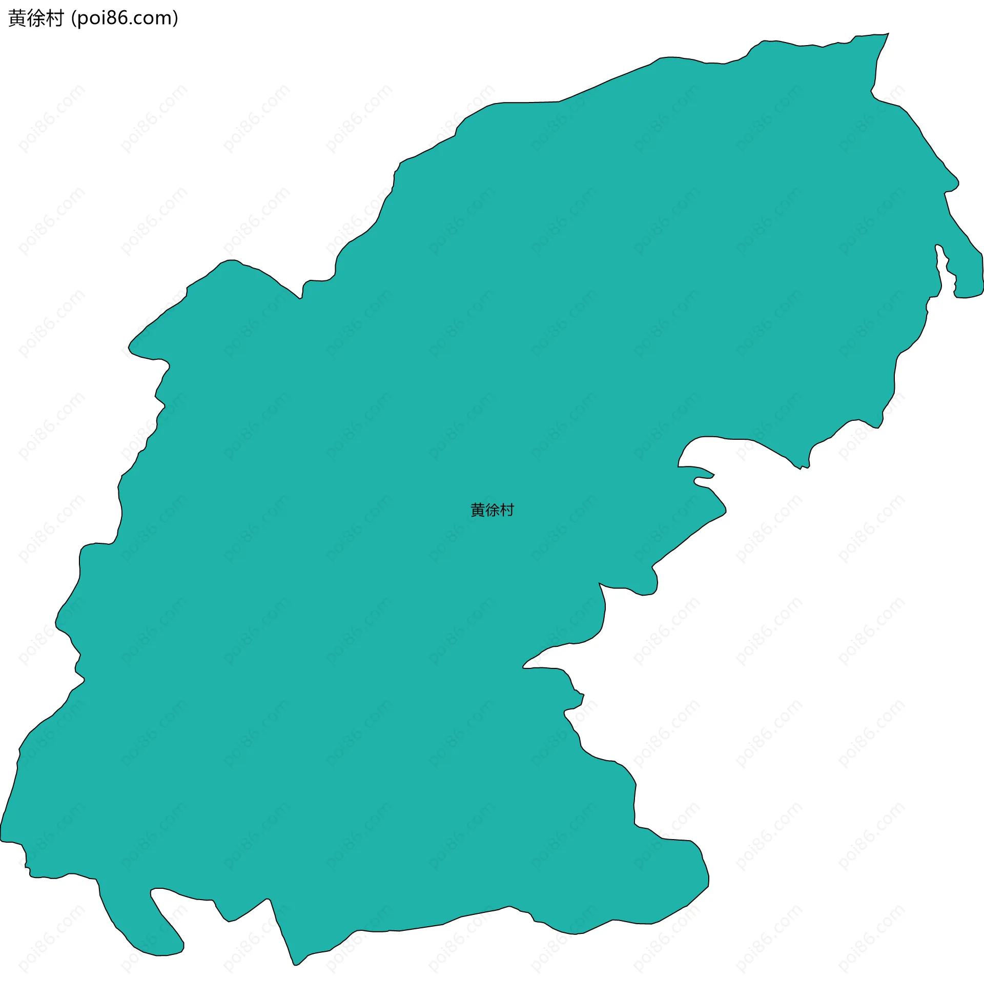 黄徐村边界地图