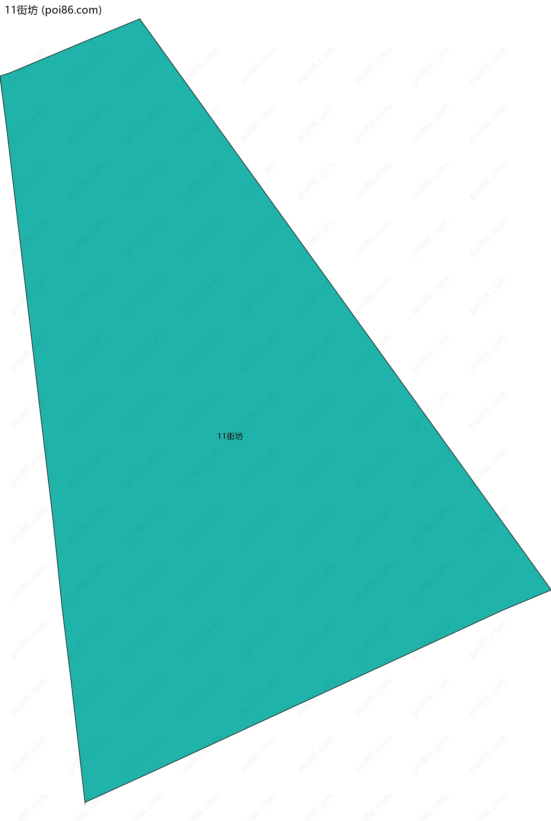 11街坊边界地图