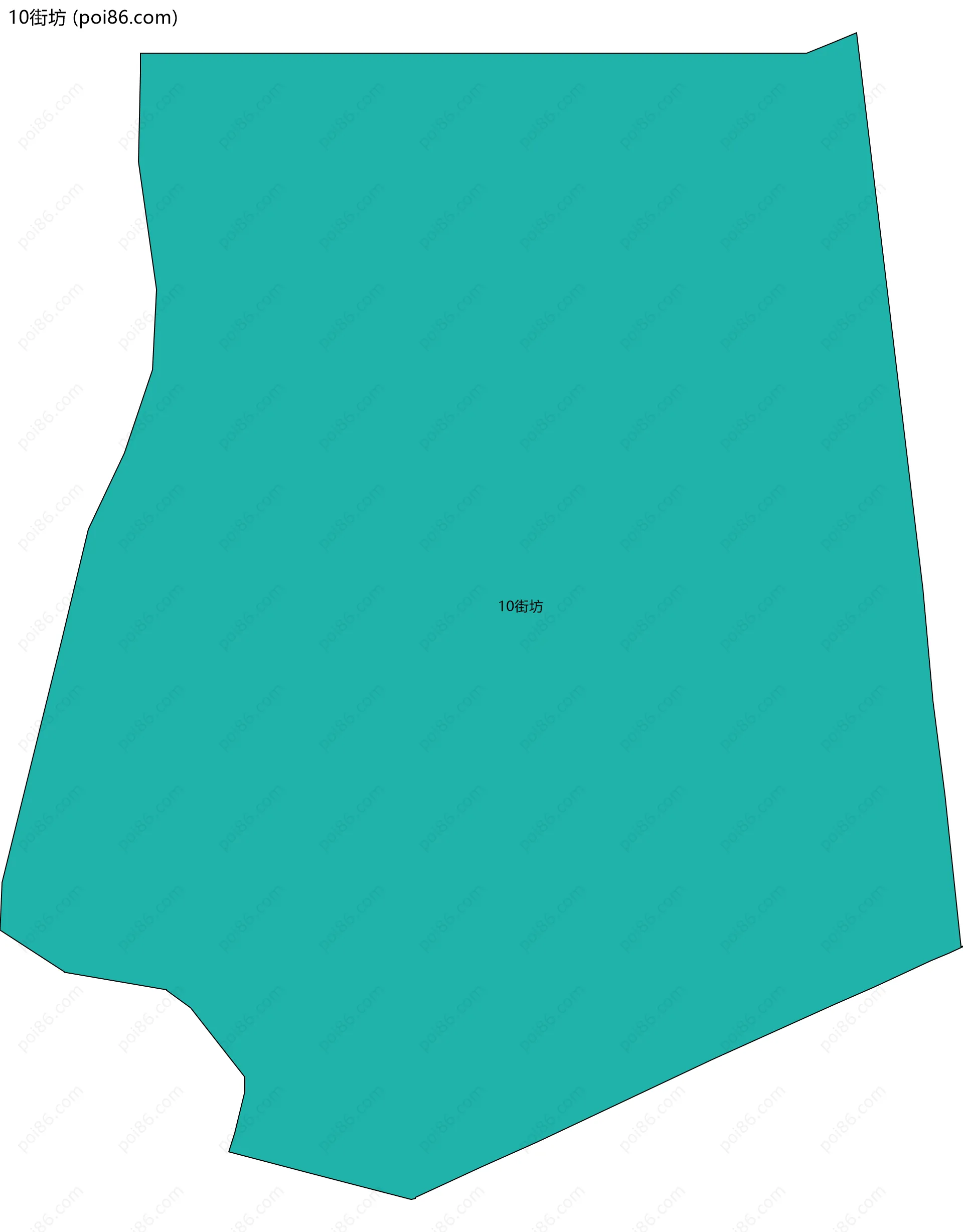 10街坊边界地图