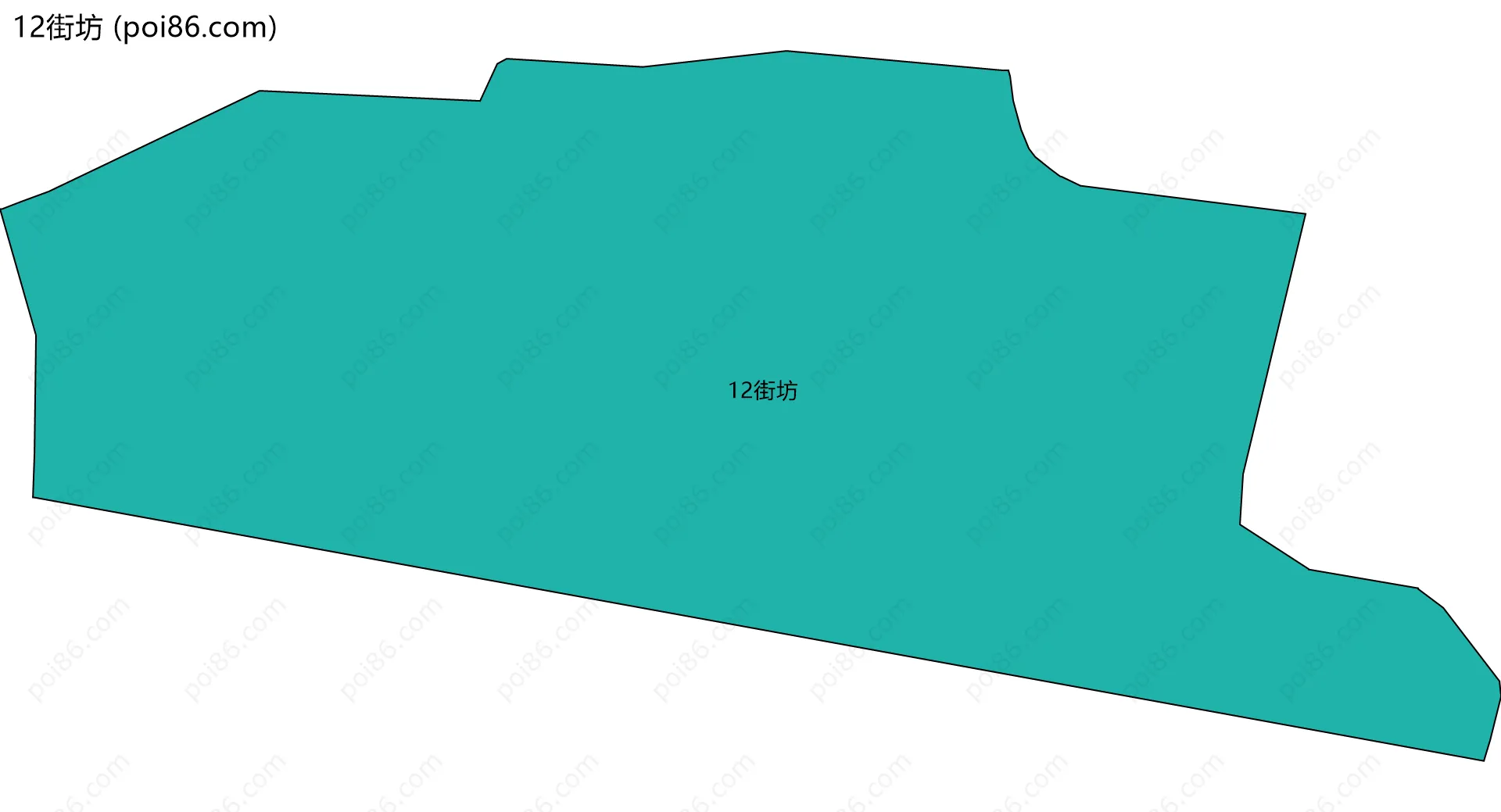 12街坊边界地图