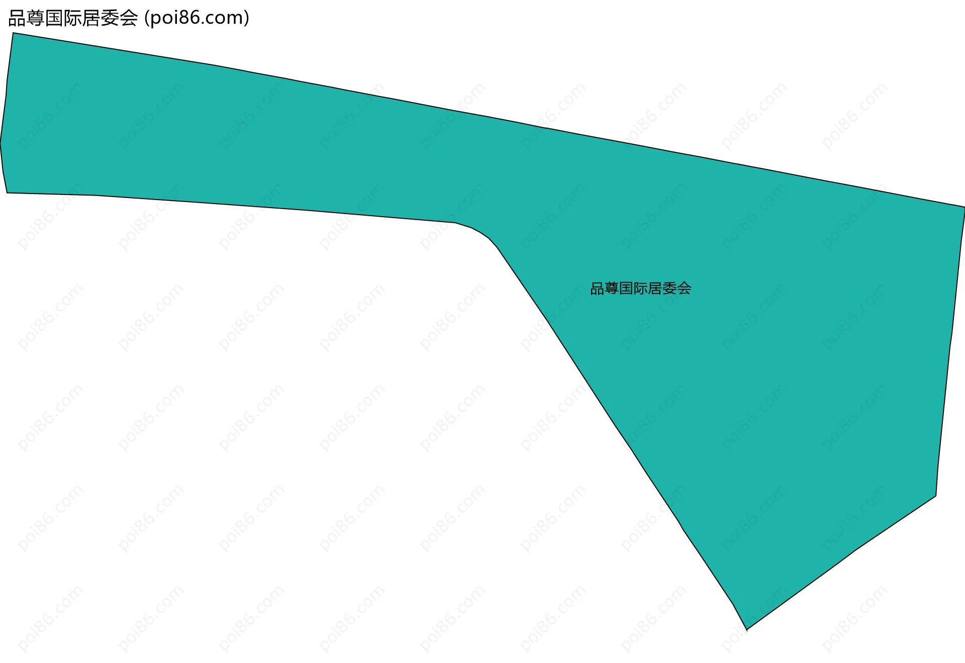 品尊国际居委会边界地图