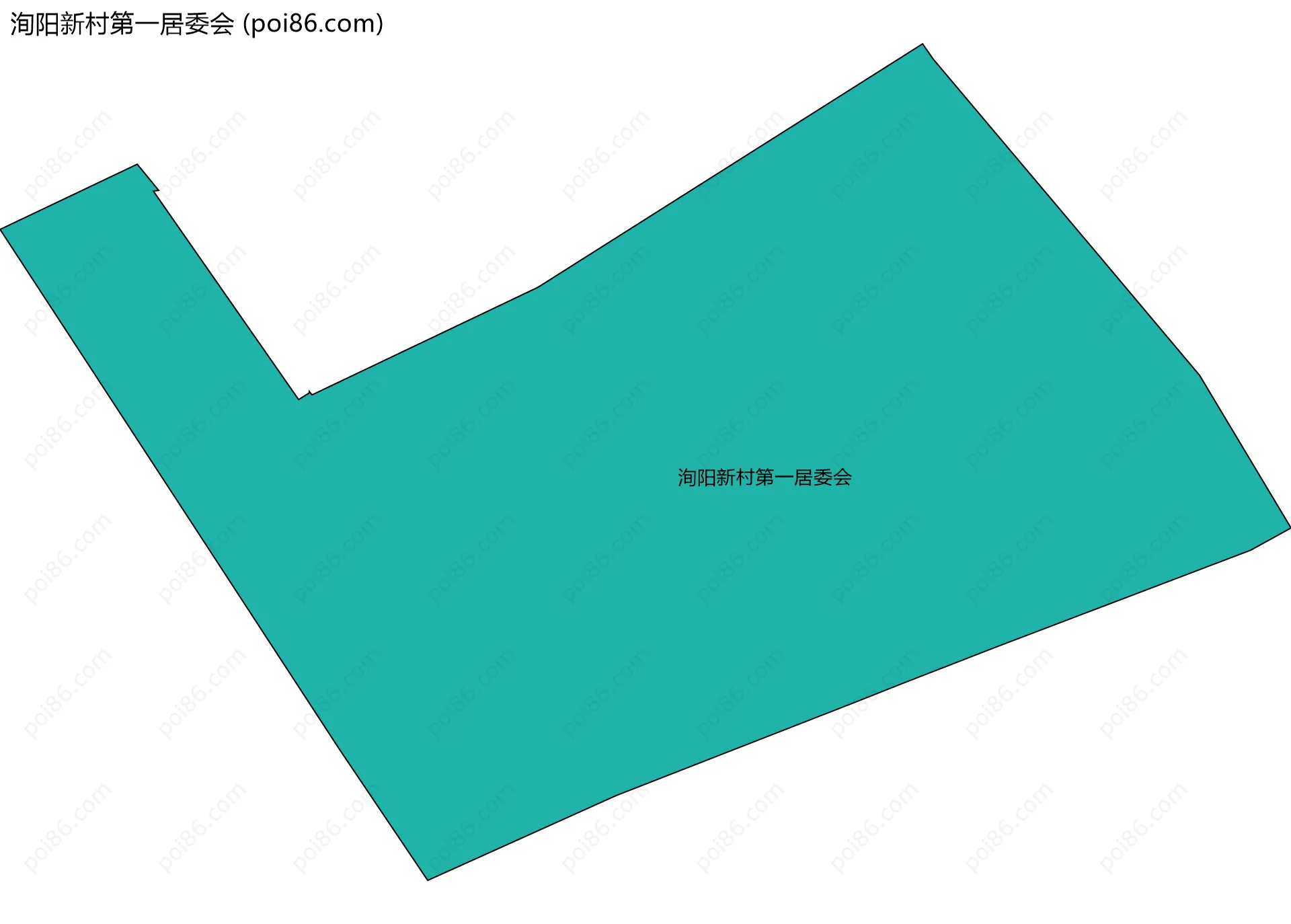 洵阳新村第一居委会边界地图