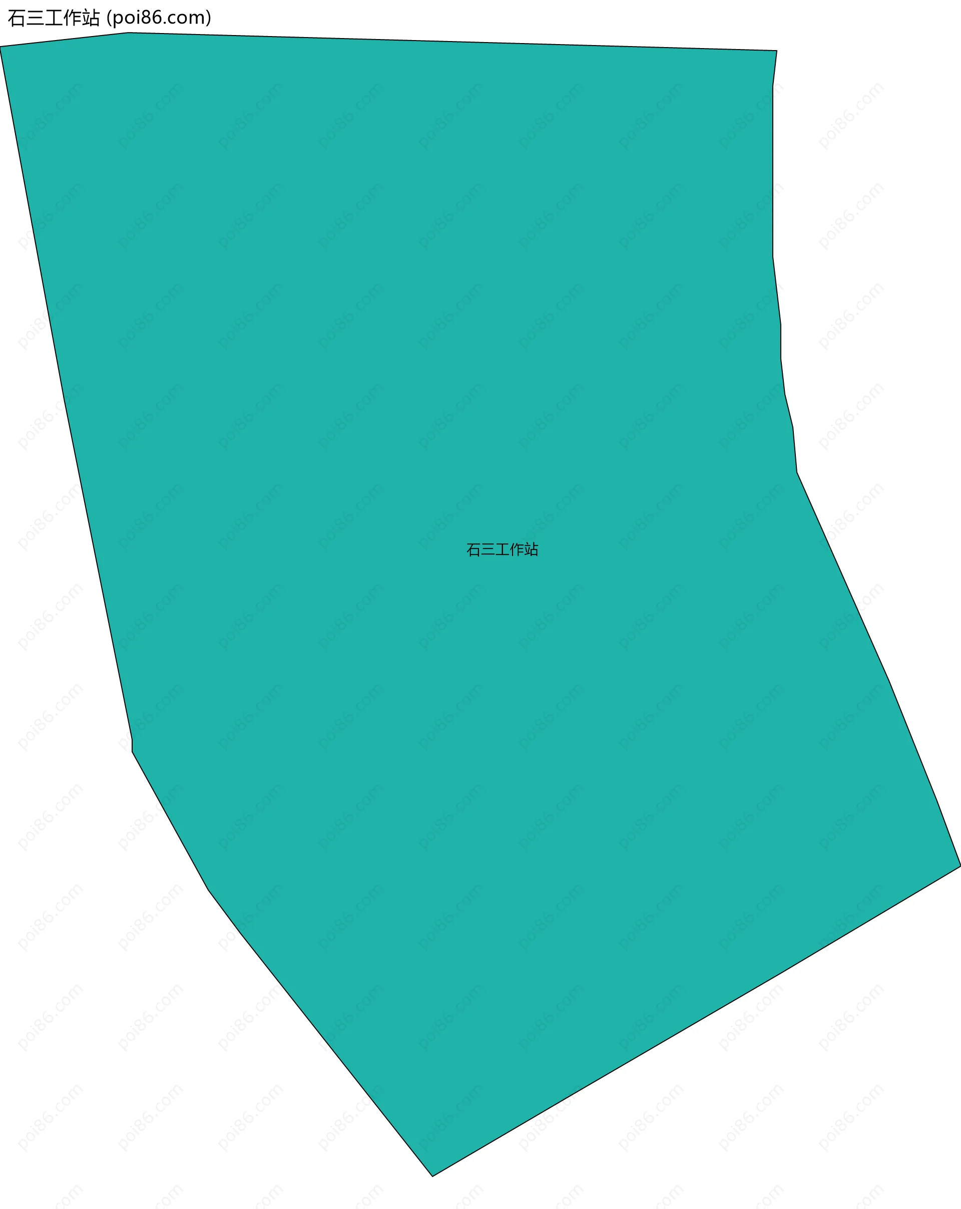 石三工作站边界地图