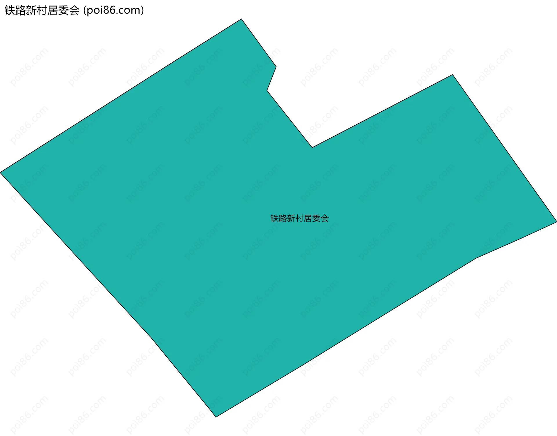 铁路新村居委会边界地图