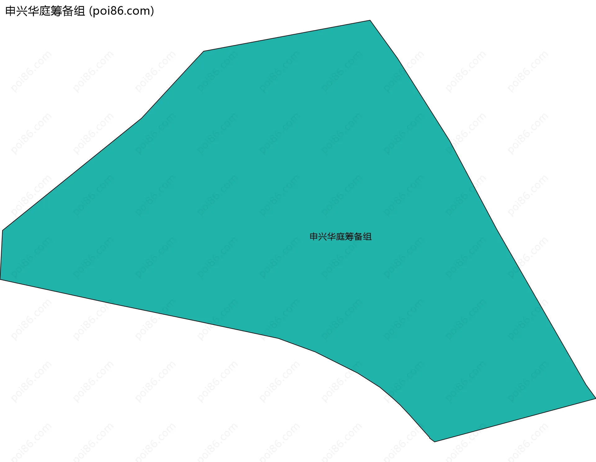 申兴华庭筹备组边界地图