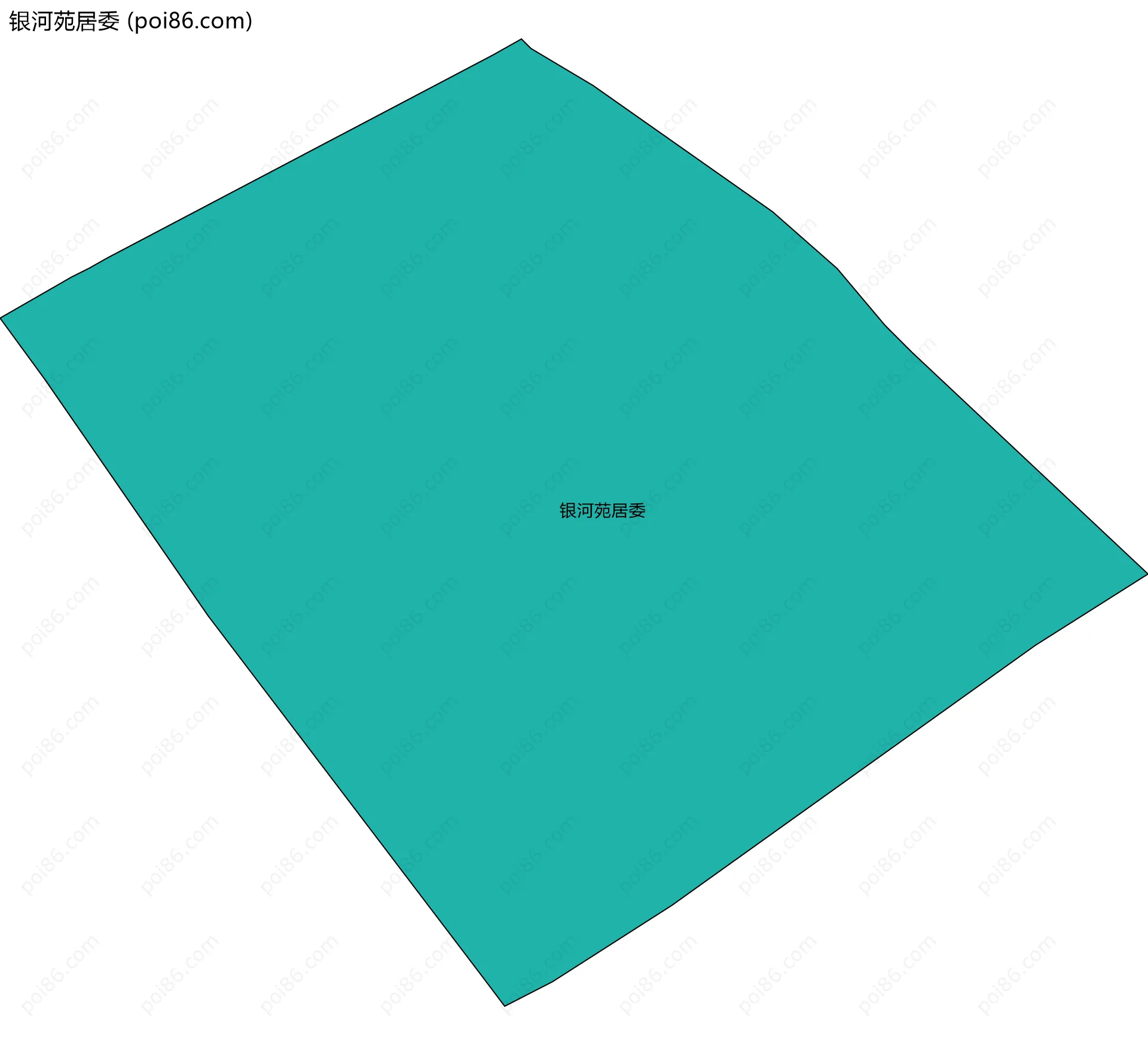 银河苑居委边界地图