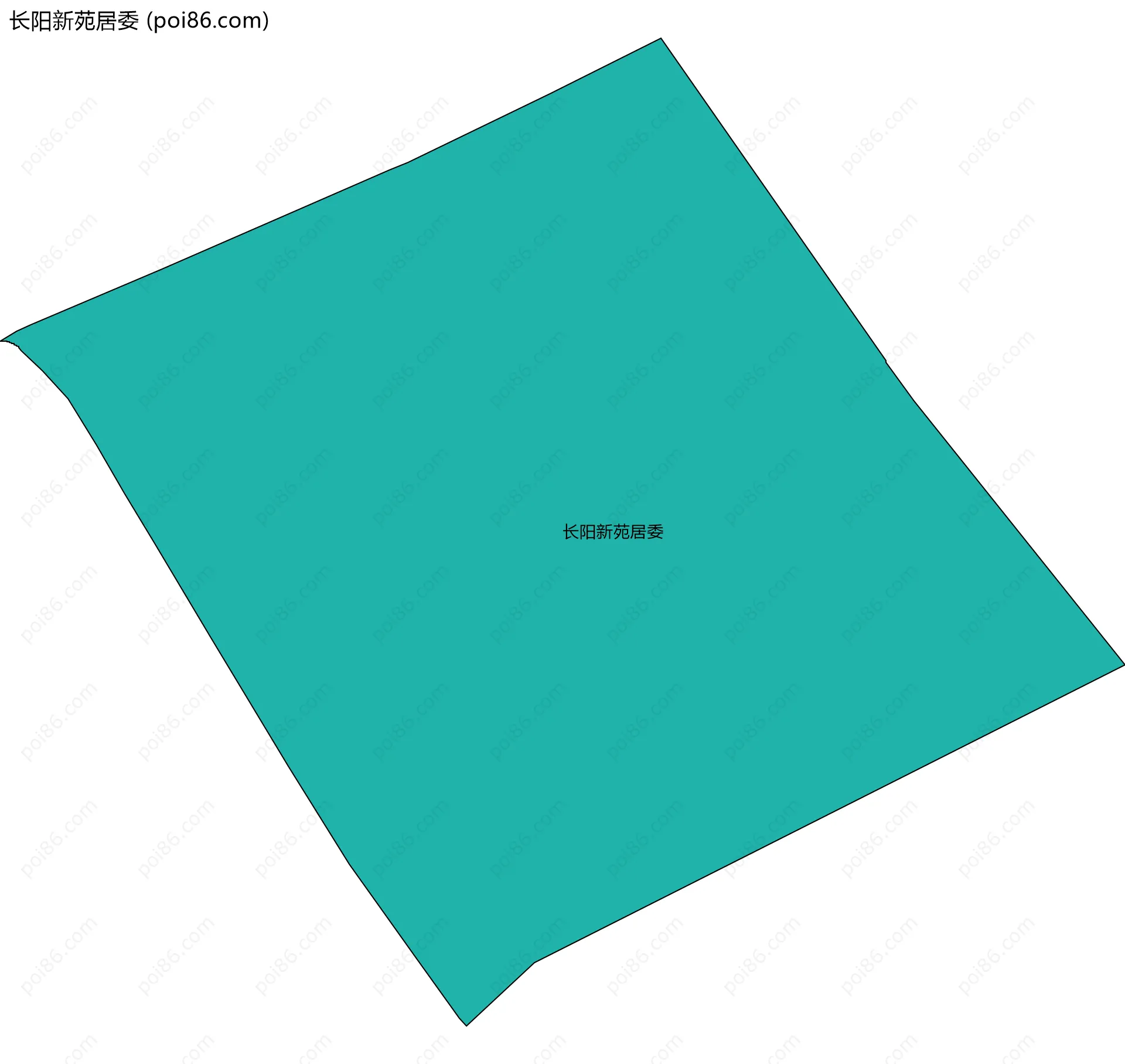 长阳新苑居委边界地图