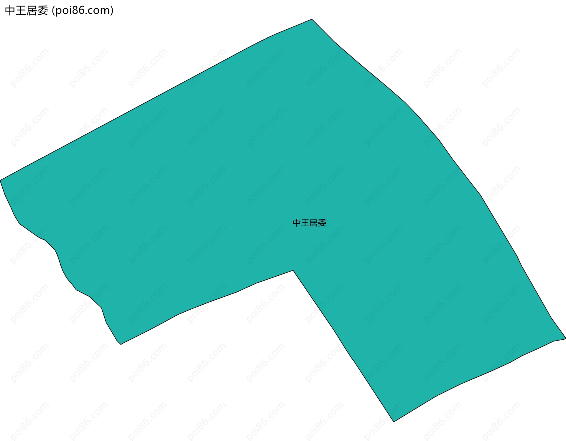 中王居委边界地图