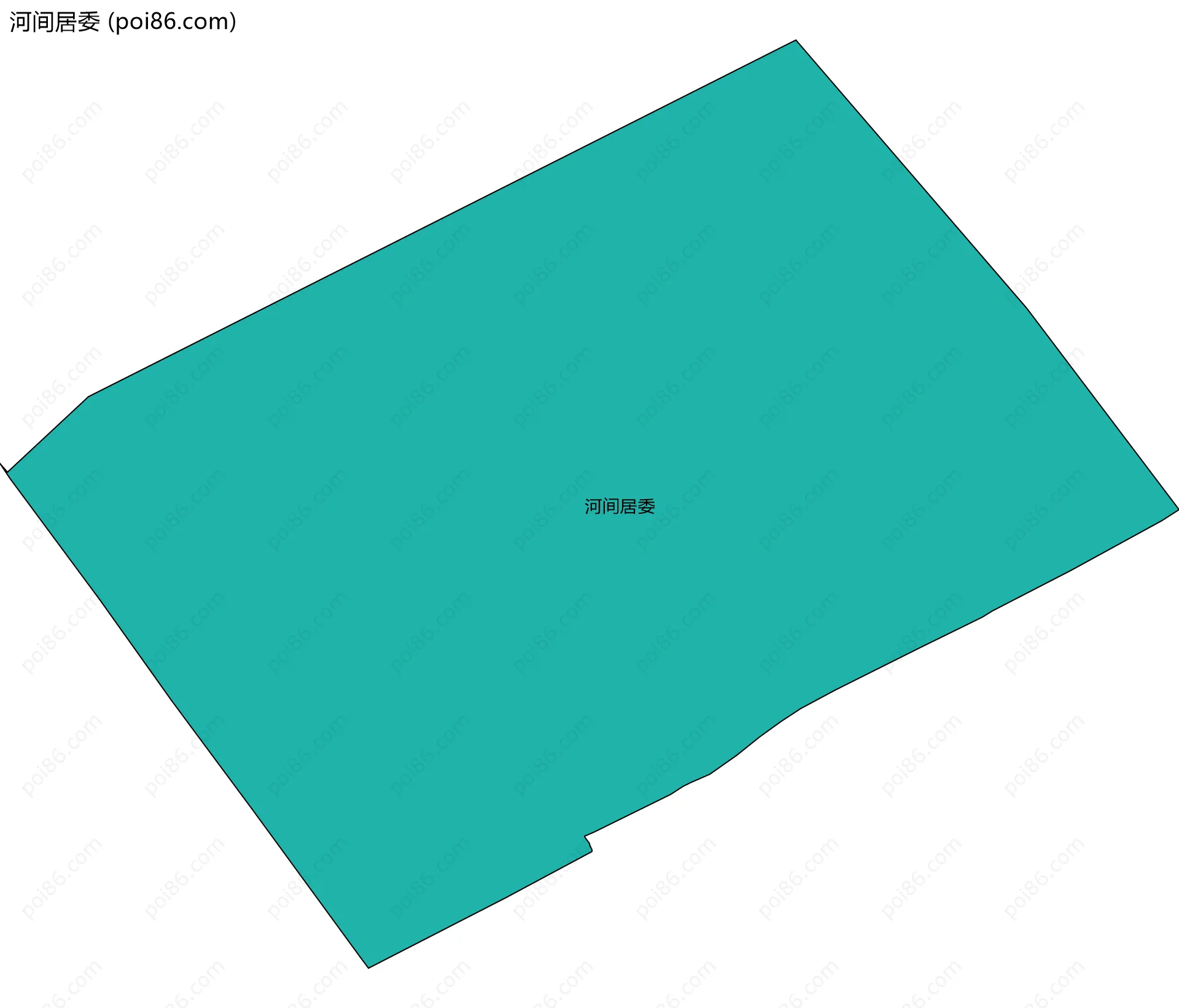 河间居委边界地图