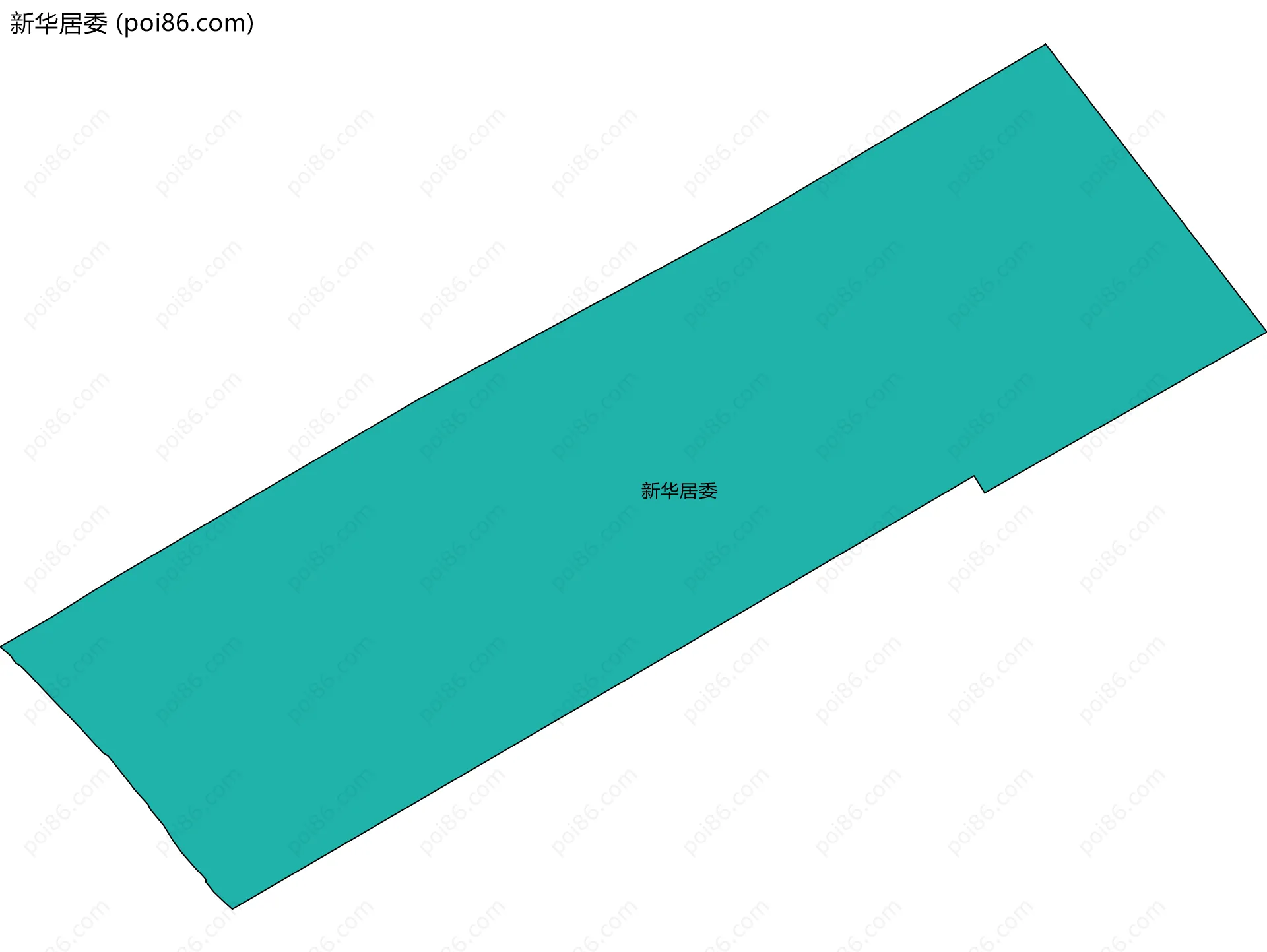 新华居委边界地图