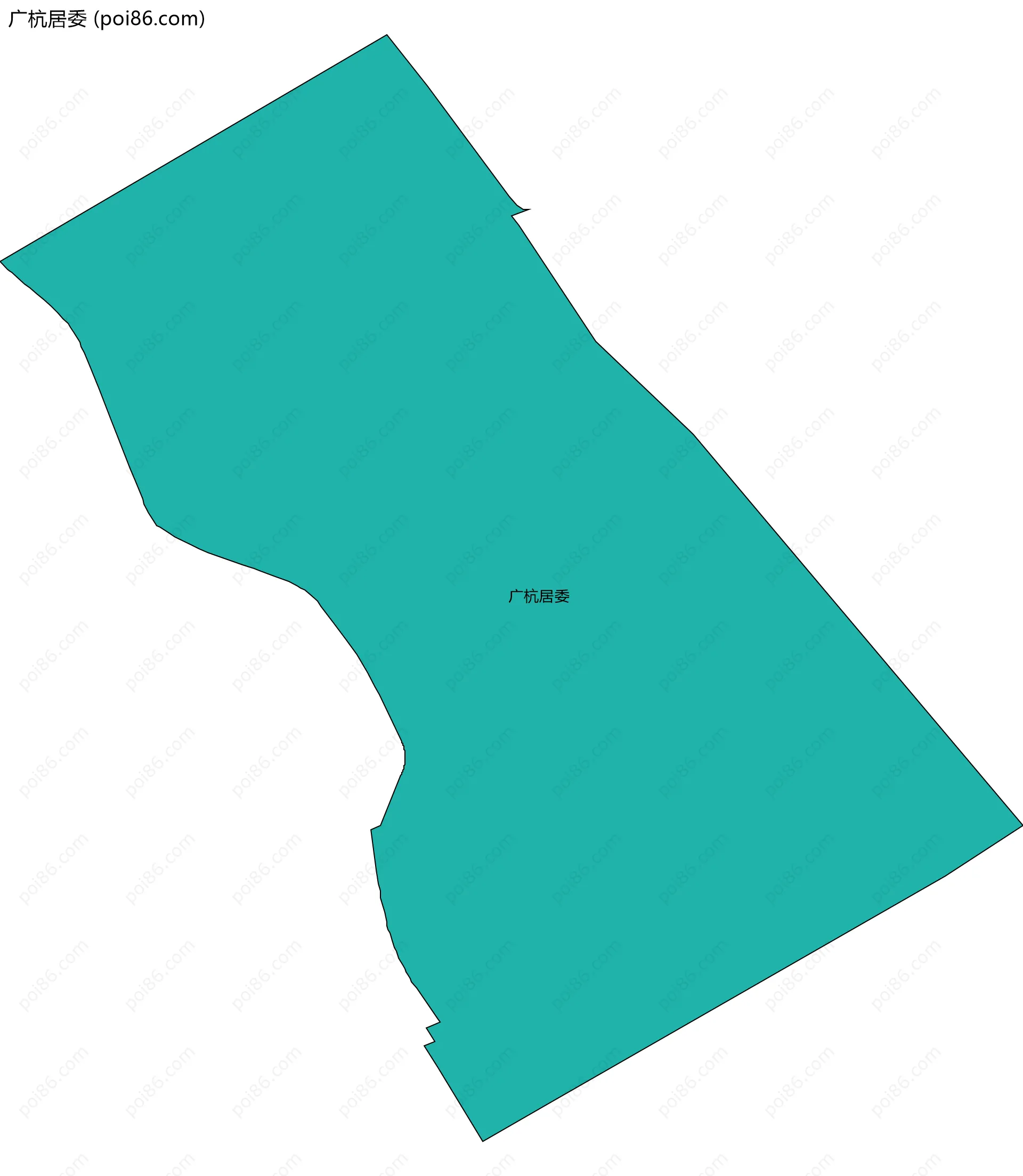 广杭居委边界地图