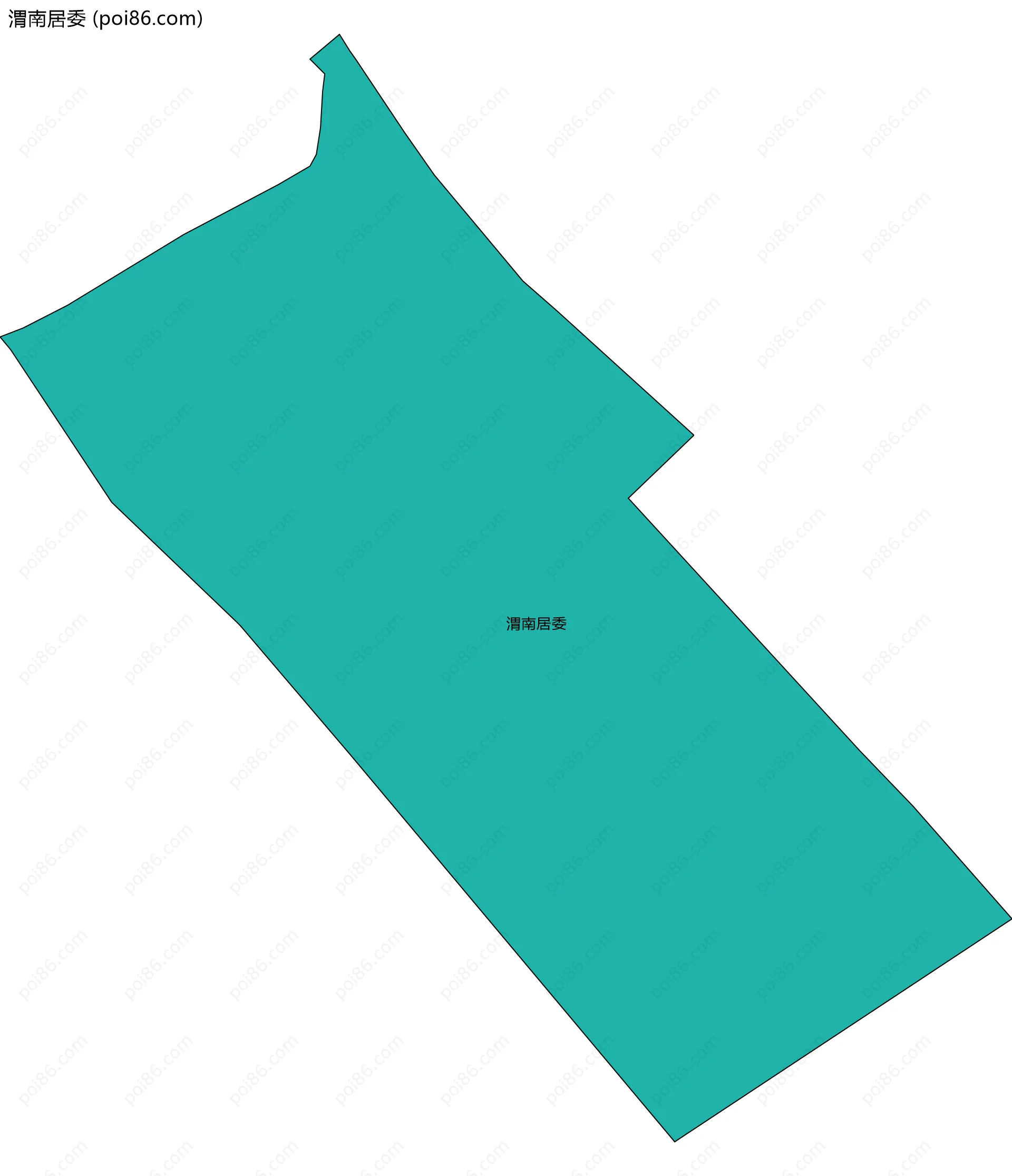 渭南居委边界地图