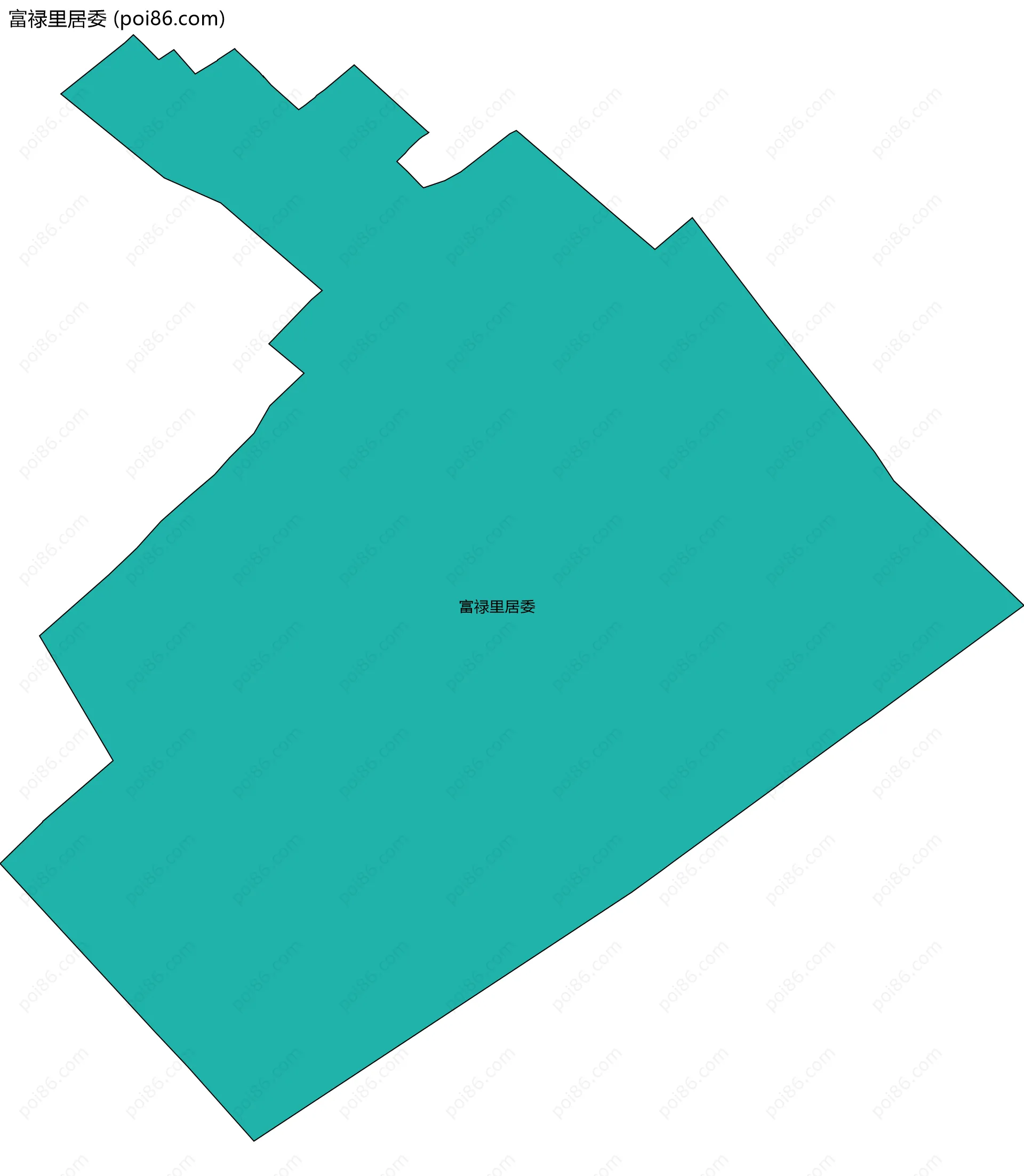 富禄里居委边界地图