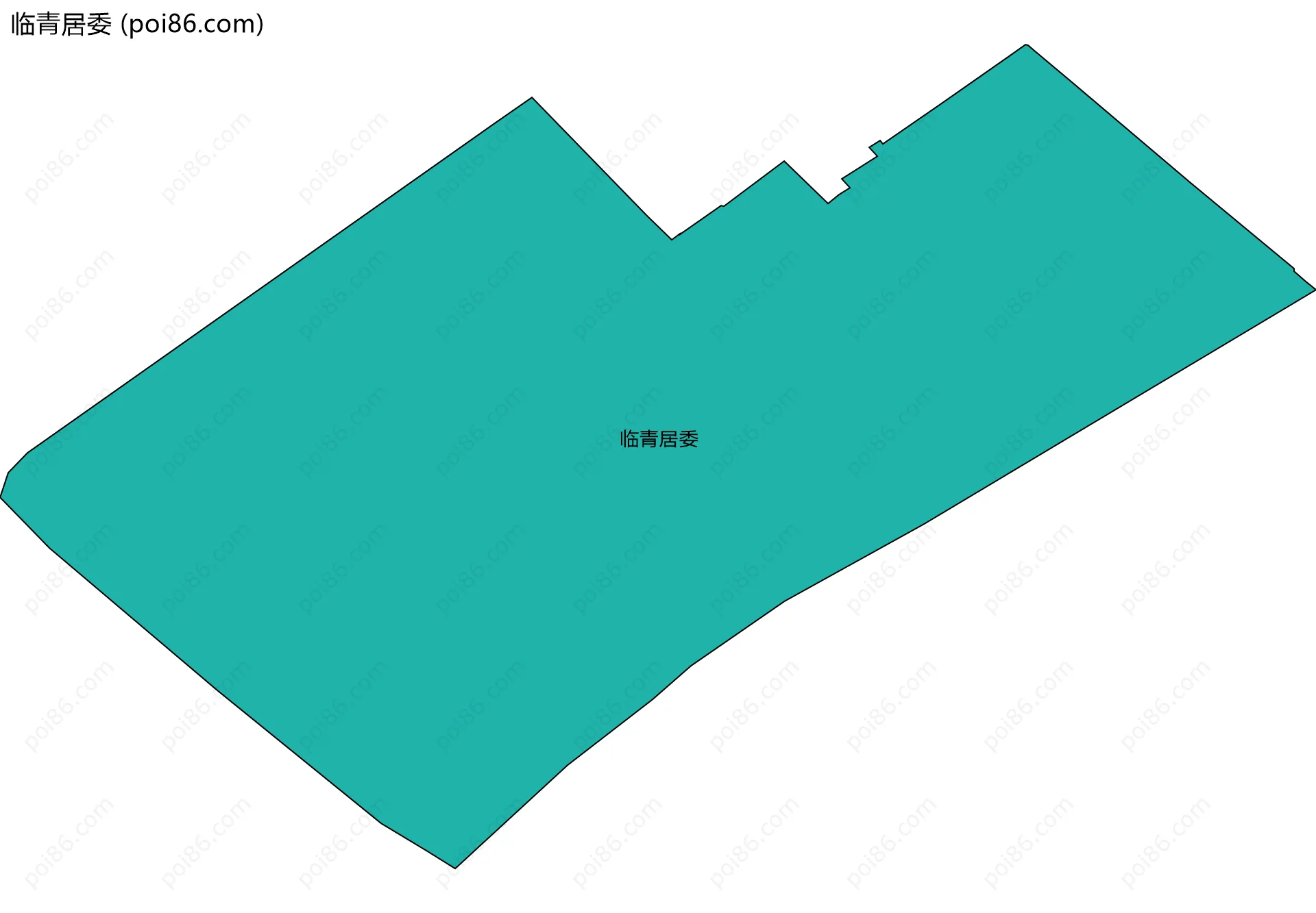 临青居委边界地图