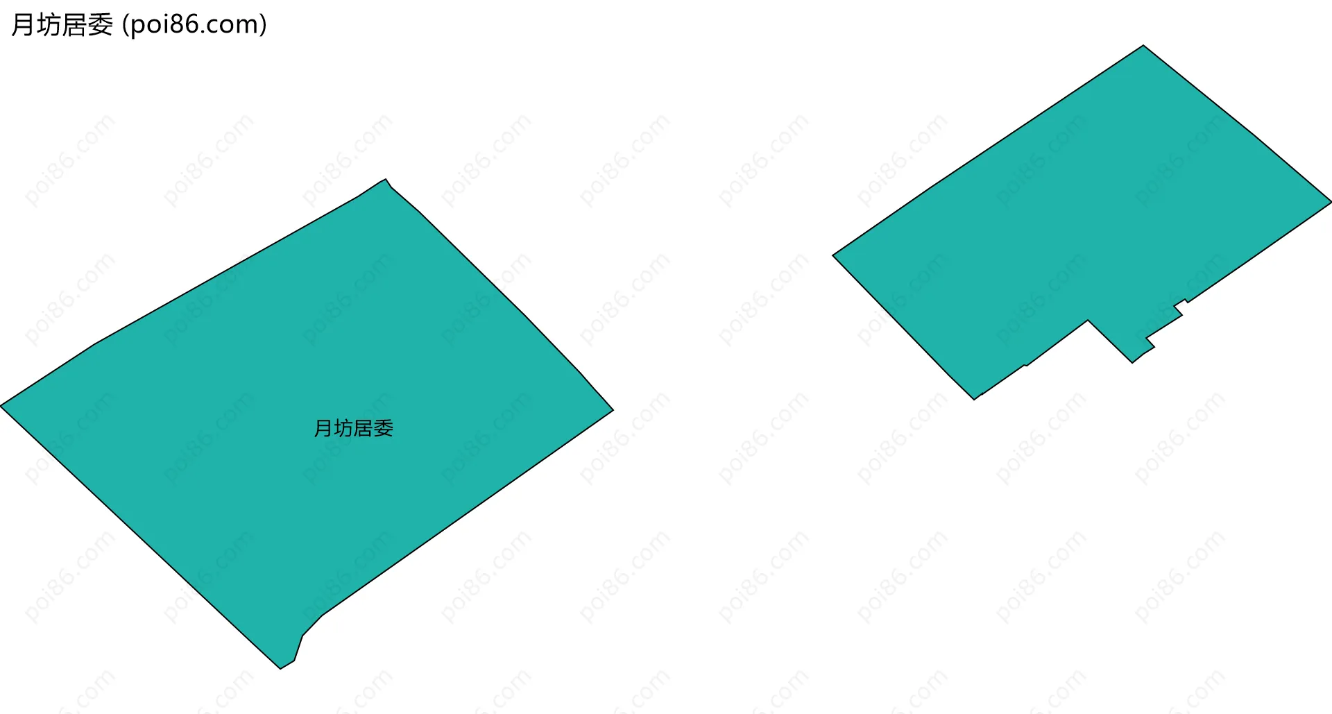 月坊居委边界地图