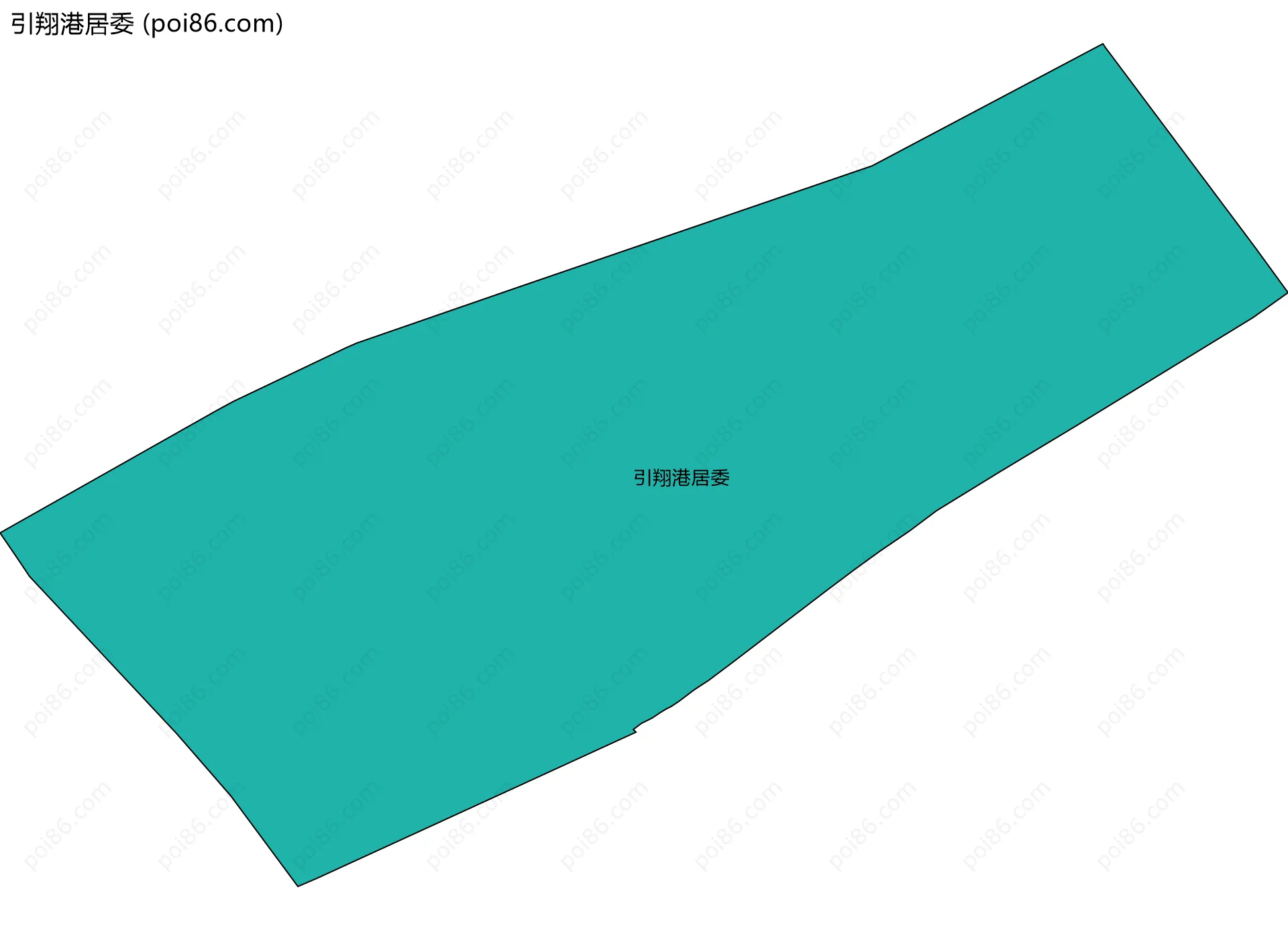 引翔港居委边界地图