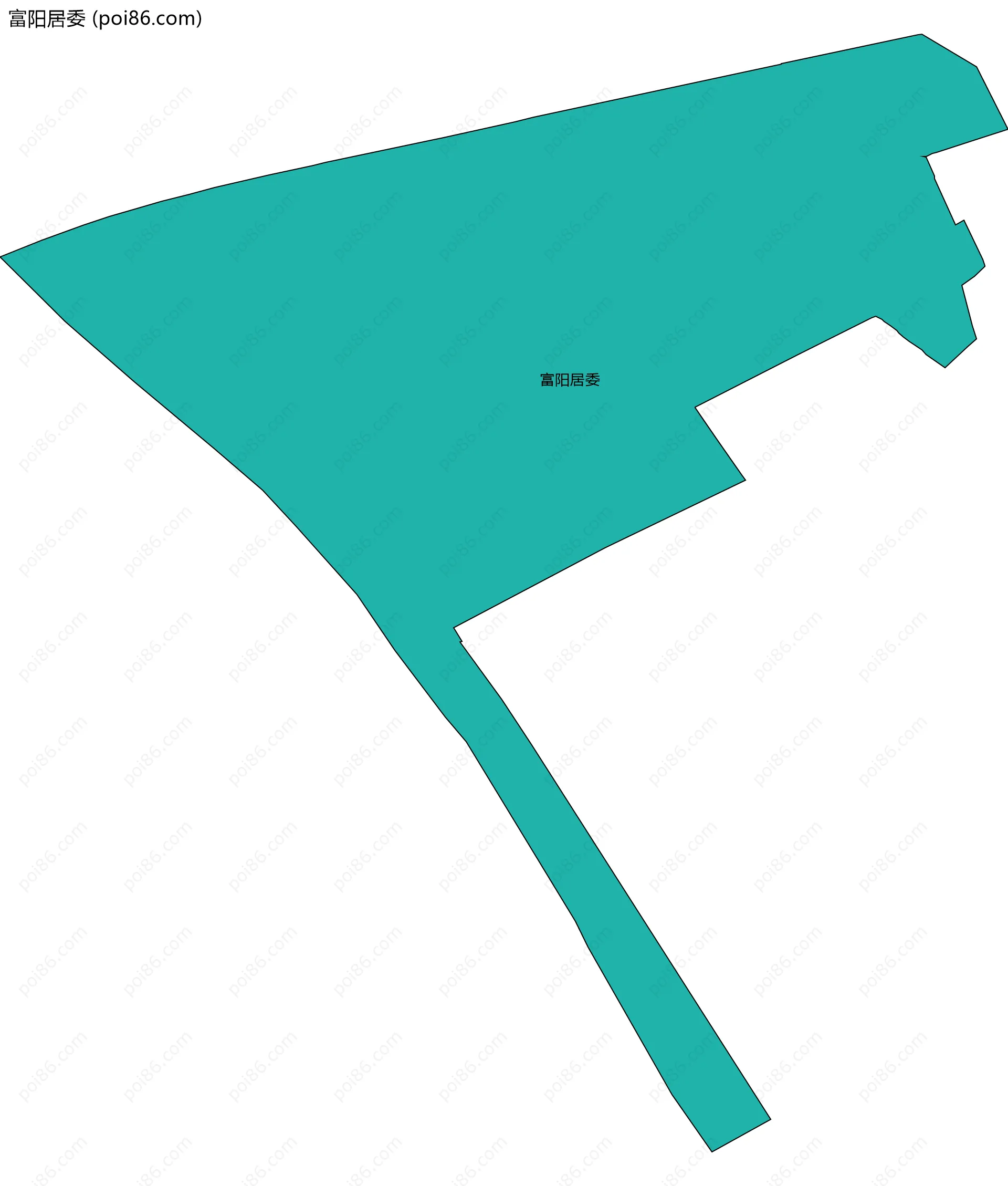 富阳居委边界地图