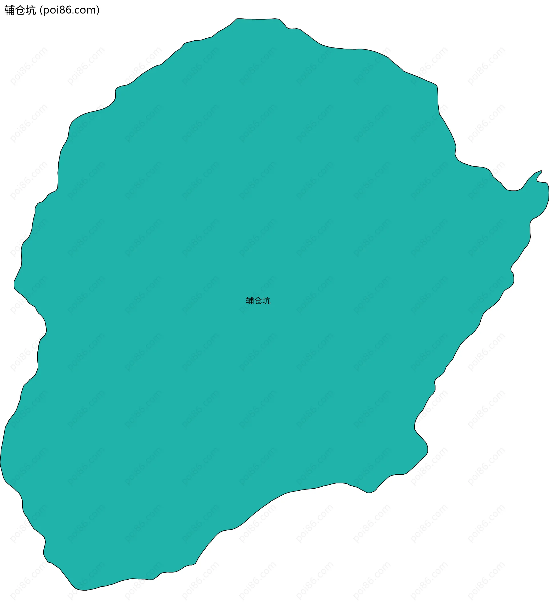 辅仓坑边界地图