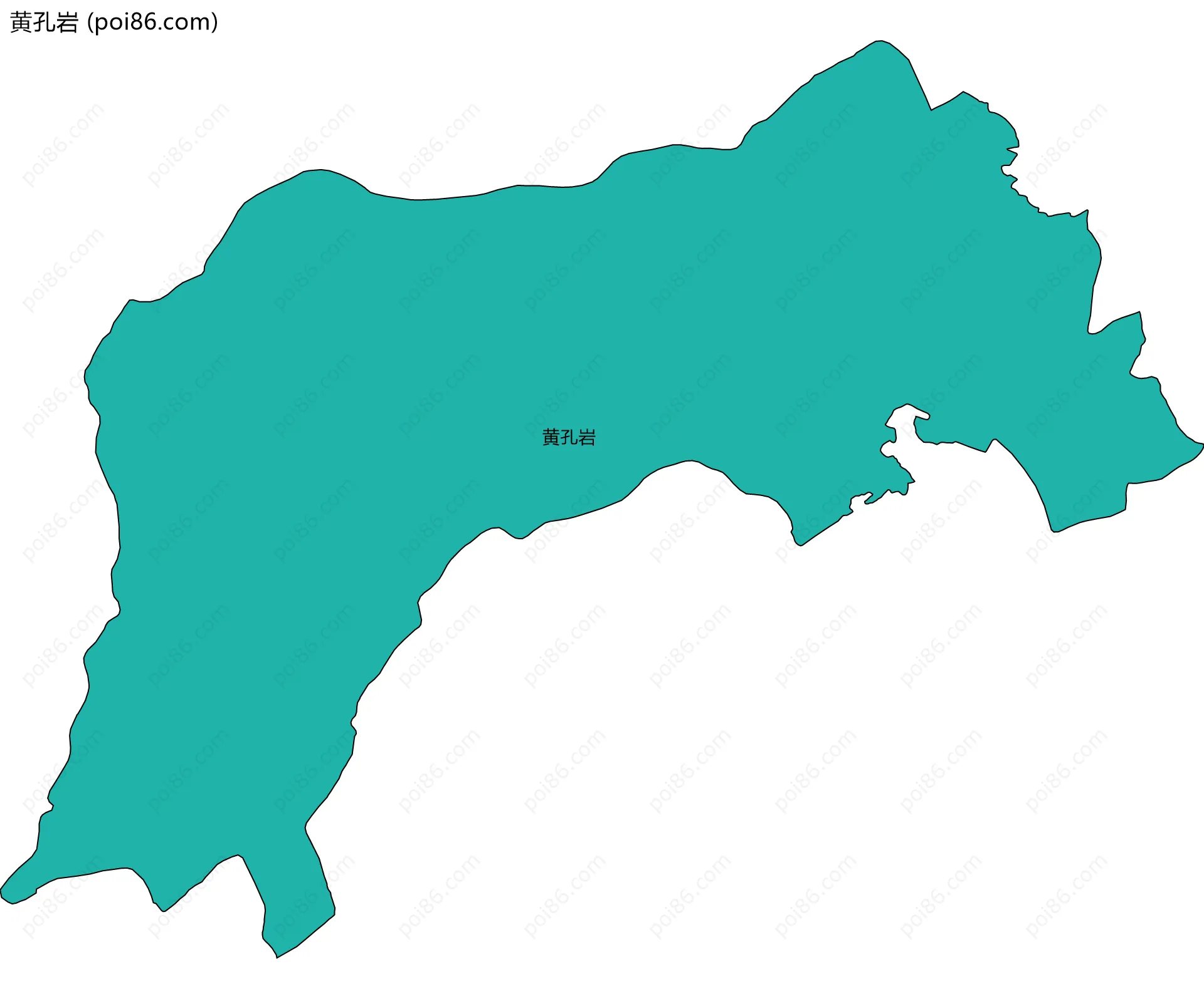 黄孔岩边界地图