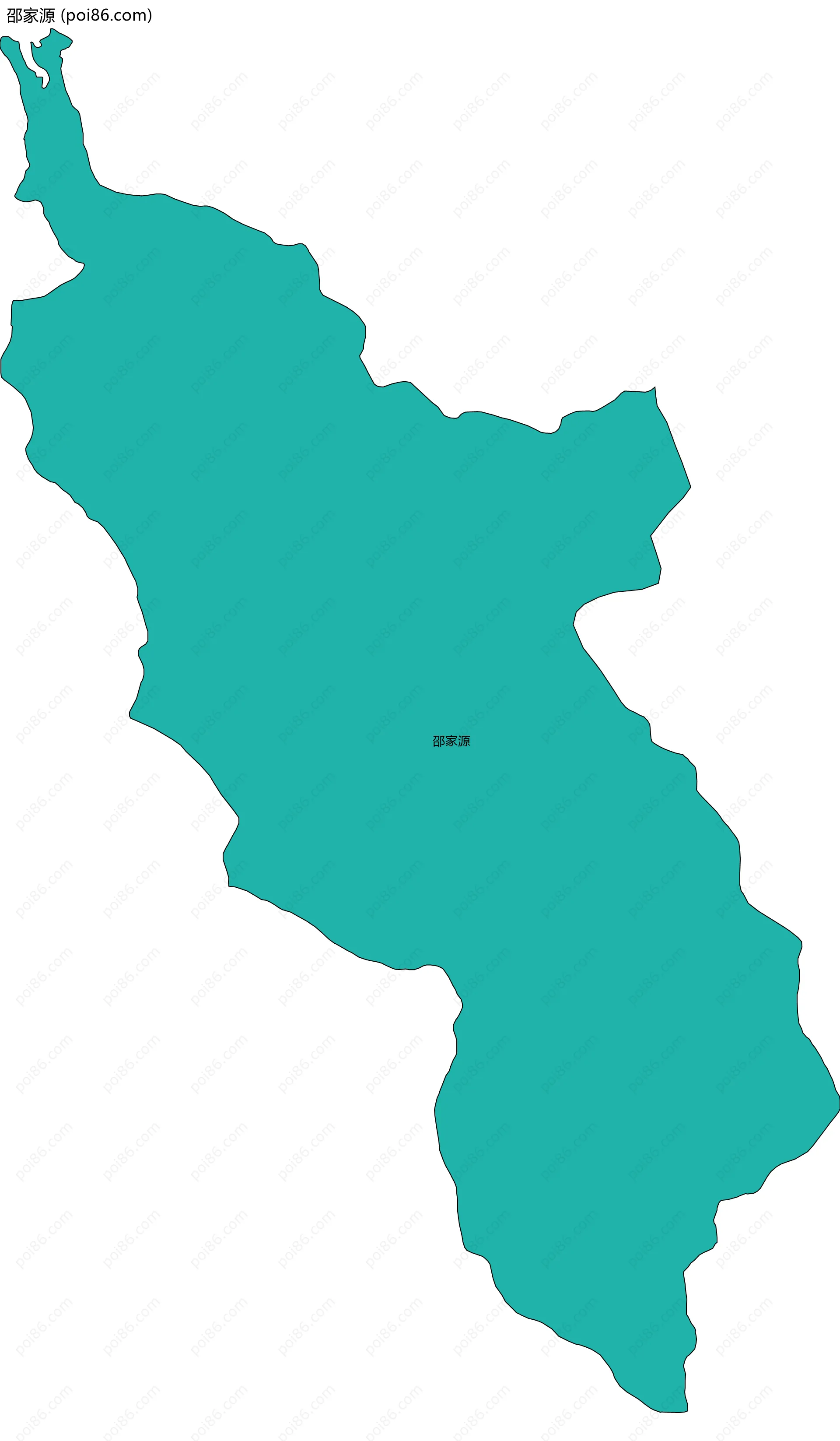 邵家源边界地图