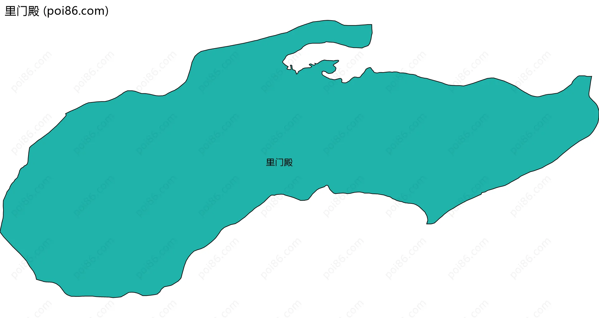 里门殿边界地图