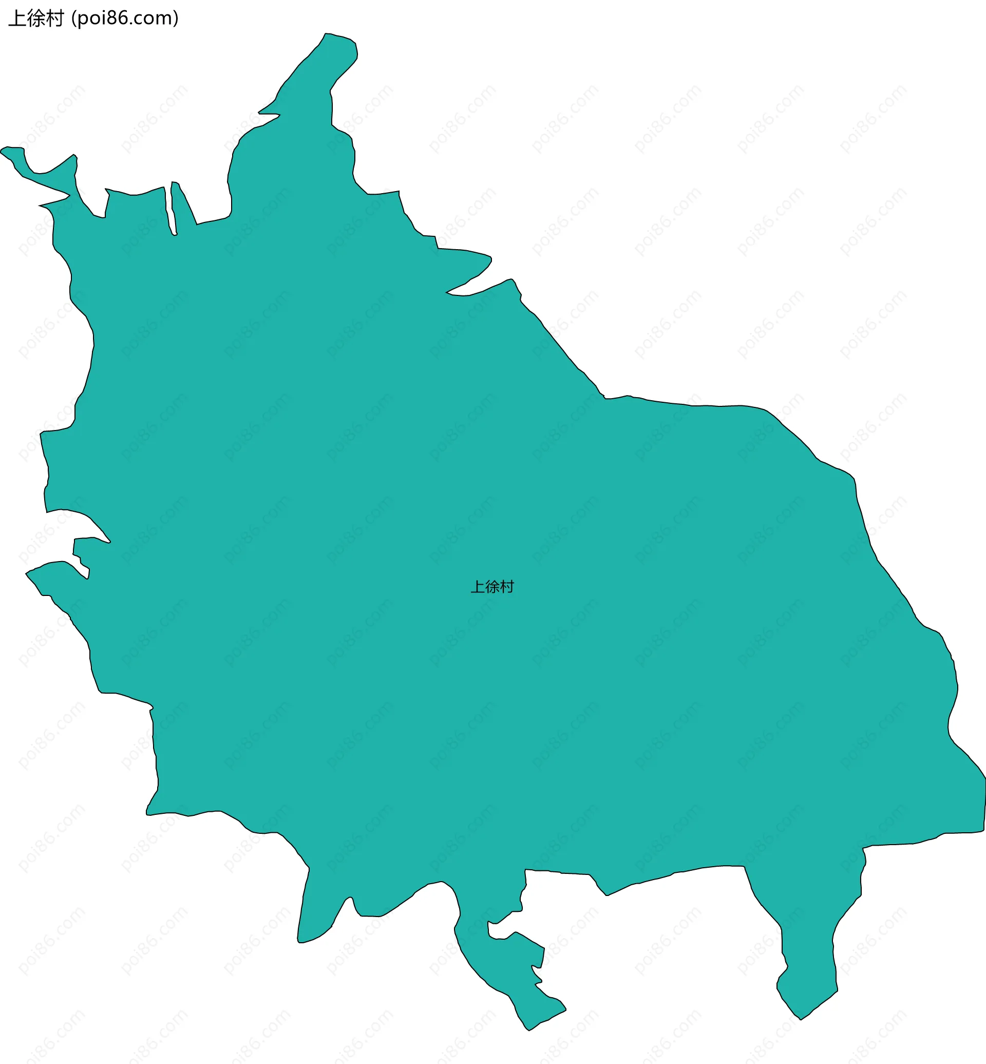 上徐村边界地图