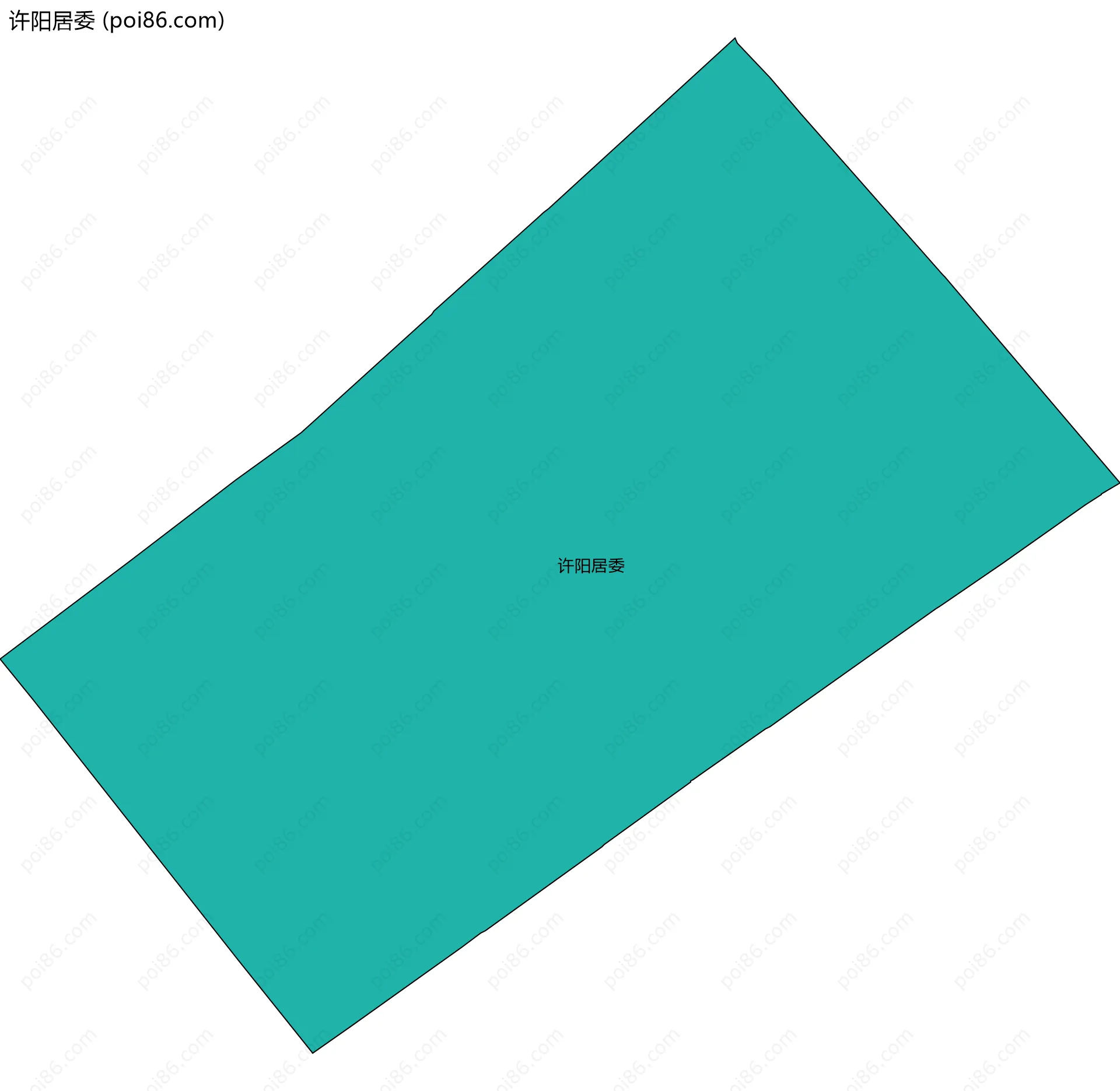 许阳居委边界地图