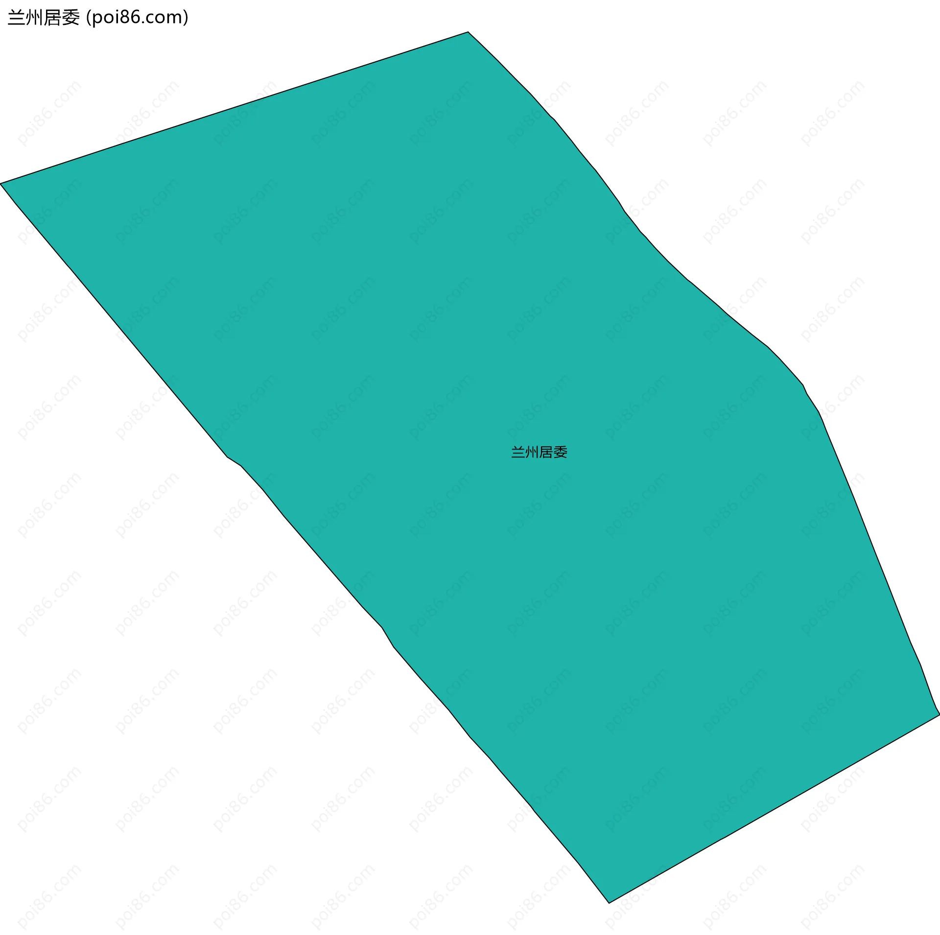 兰州居委边界地图