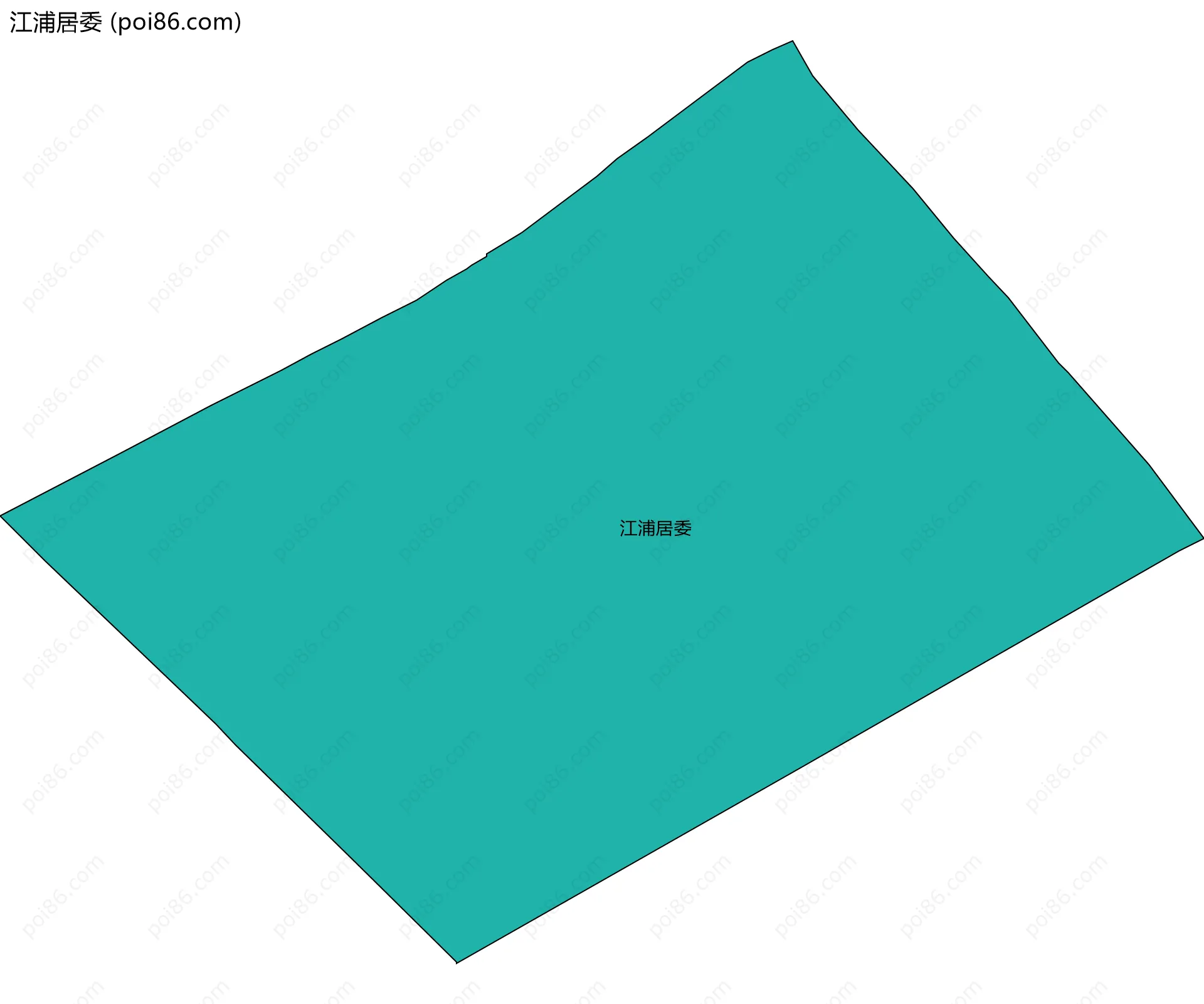 江浦居委边界地图