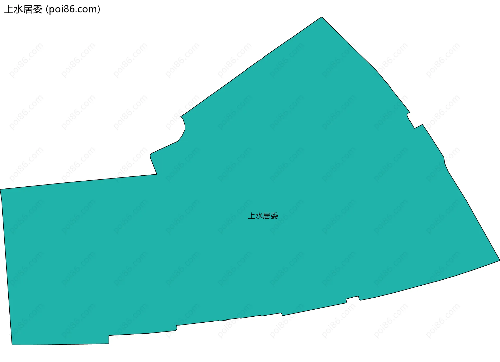 上水居委边界地图