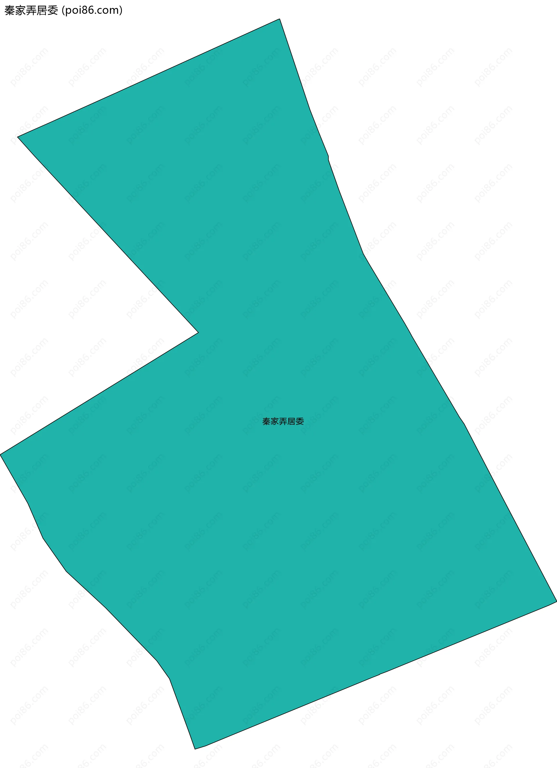 秦家弄居委边界地图