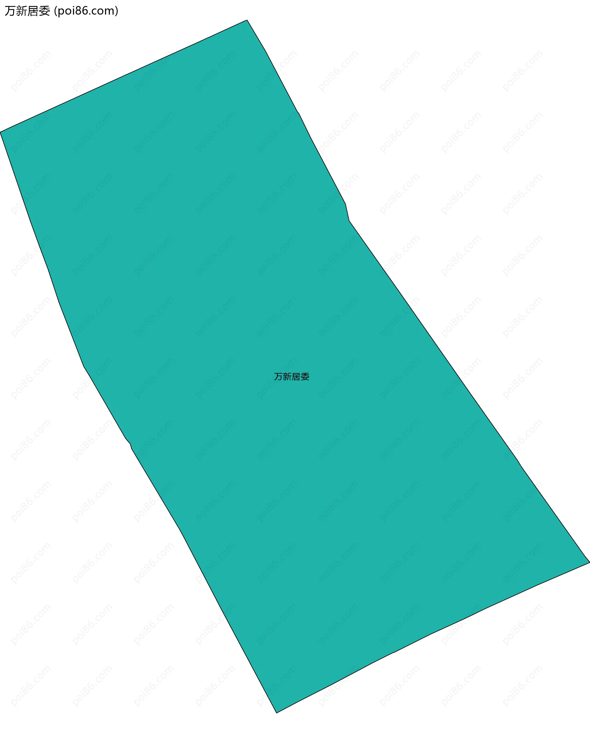 万新居委边界地图