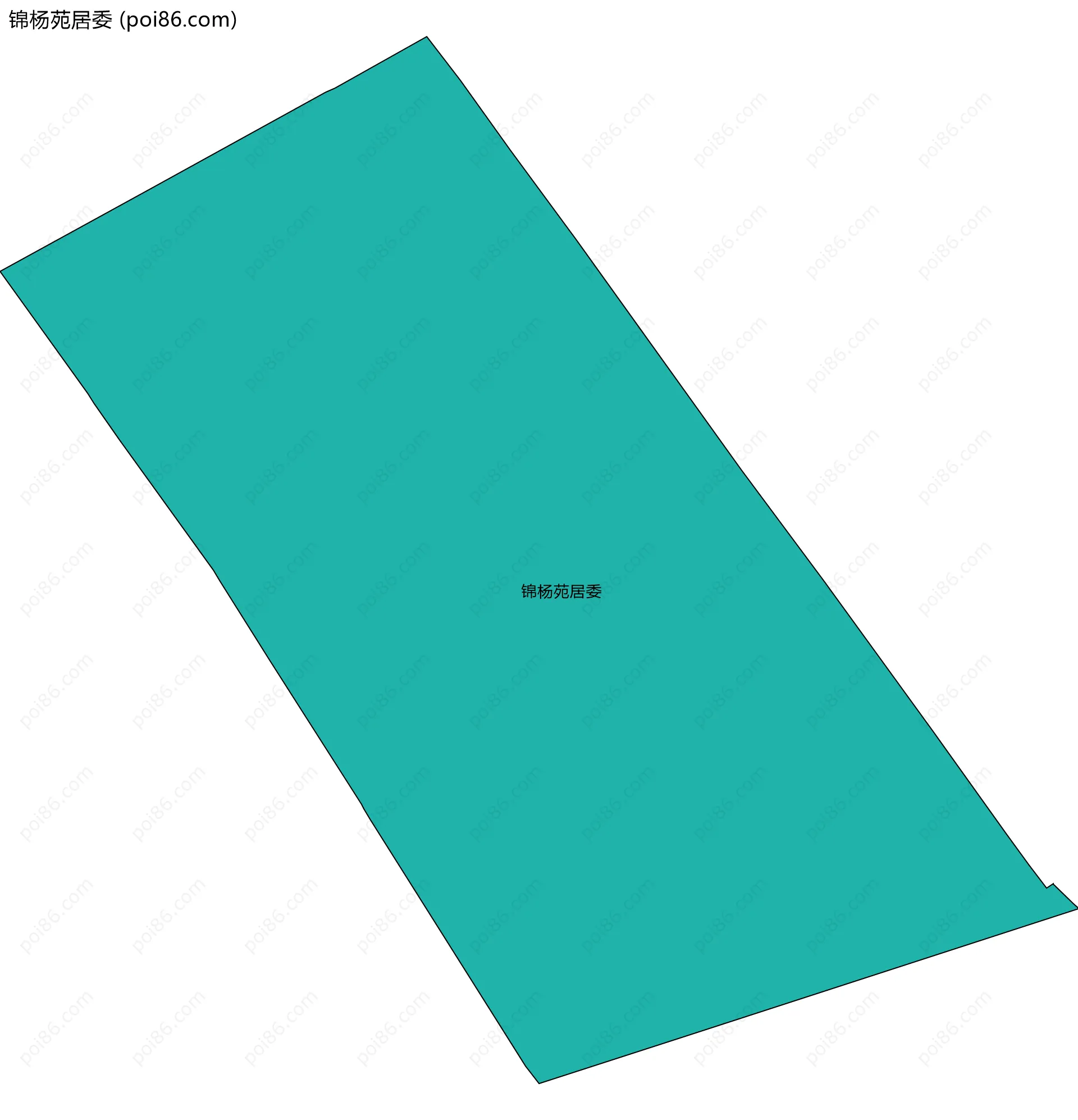 锦杨苑居委边界地图