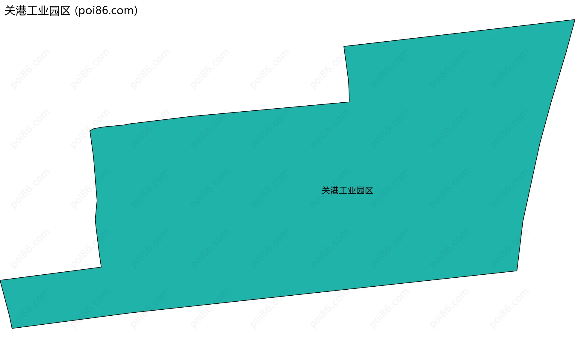 关港工业园区边界地图
