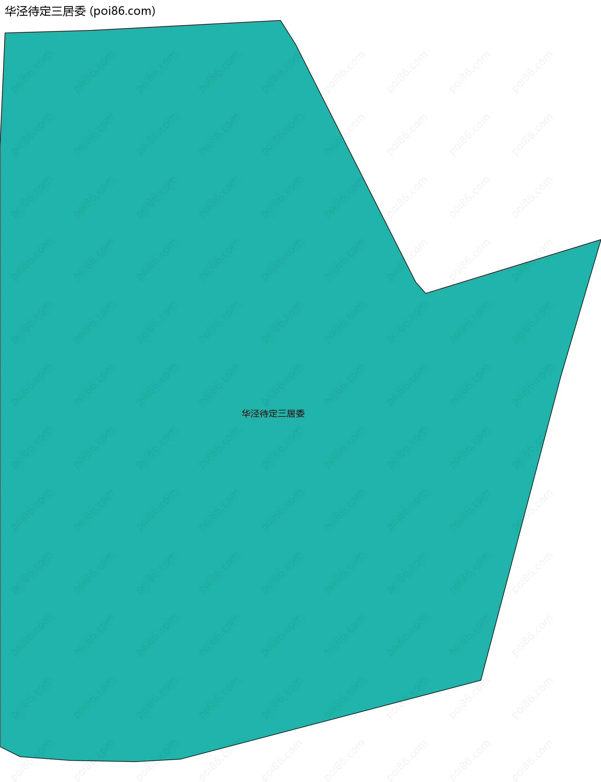 华泾待定三居委边界地图