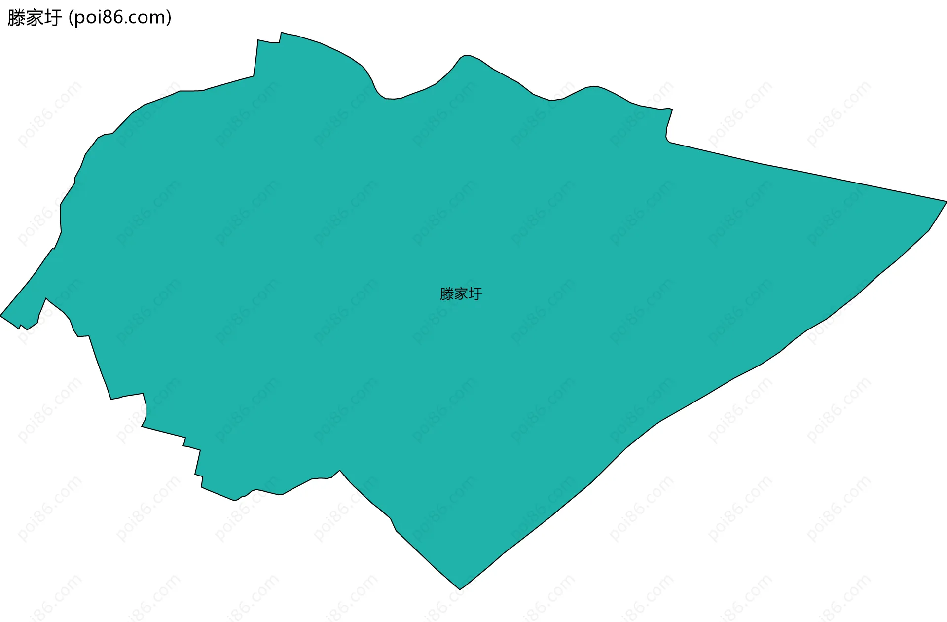 滕家圩边界地图