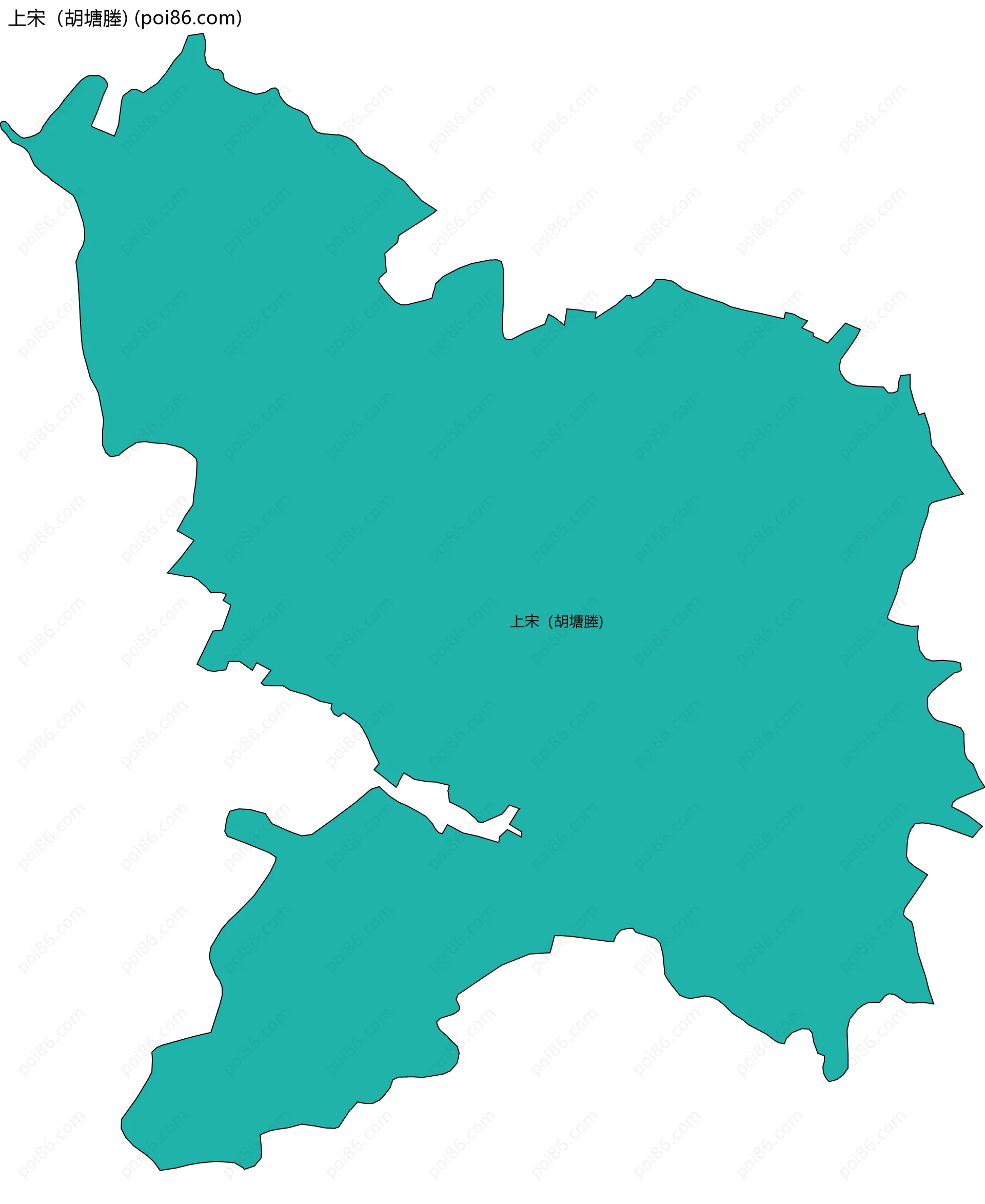 上宋（胡塘塍)边界地图