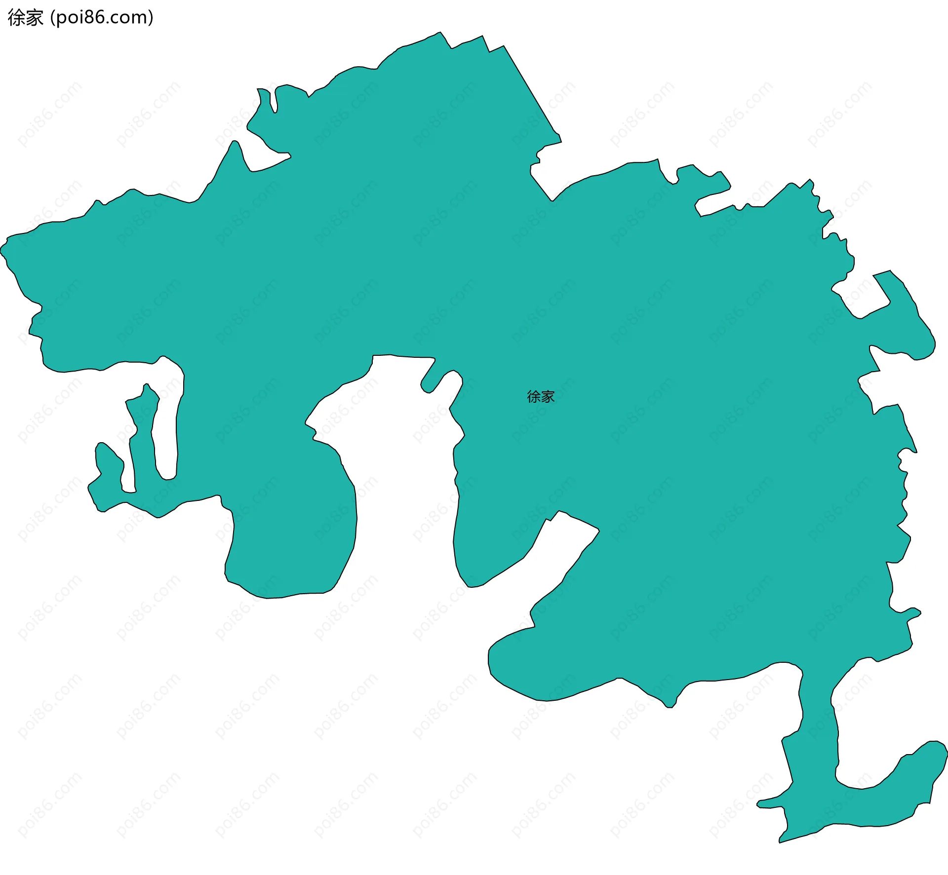 徐家边界地图