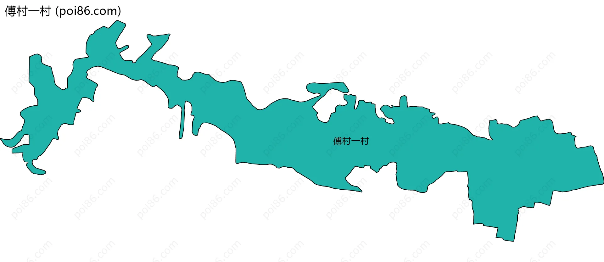 傅村一村边界地图