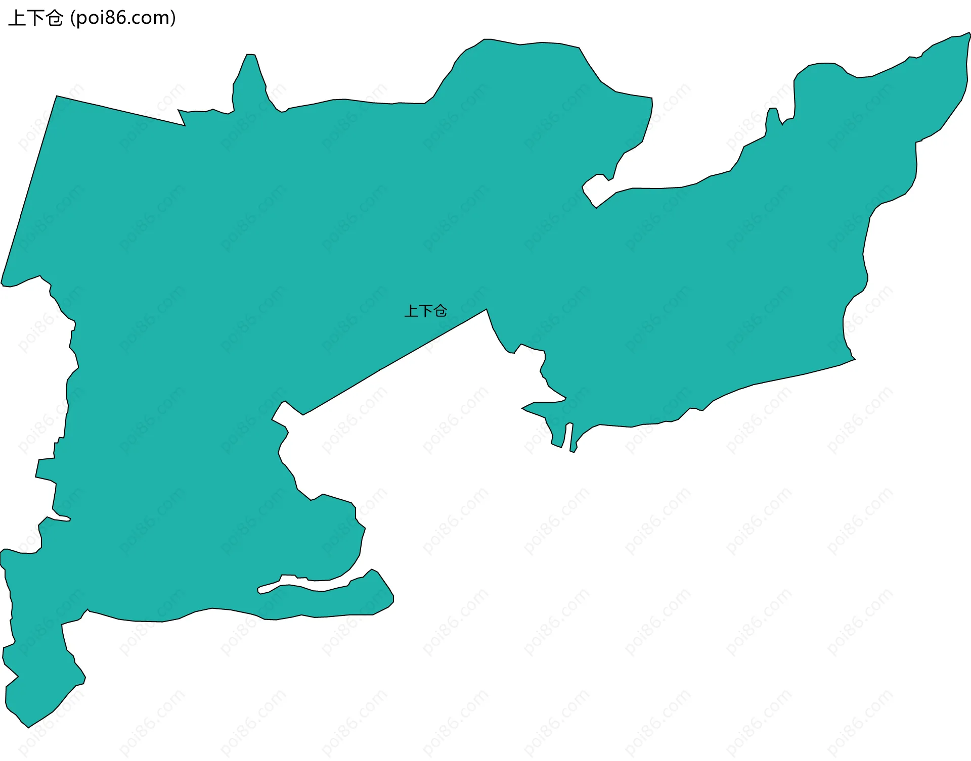 上下仓边界地图
