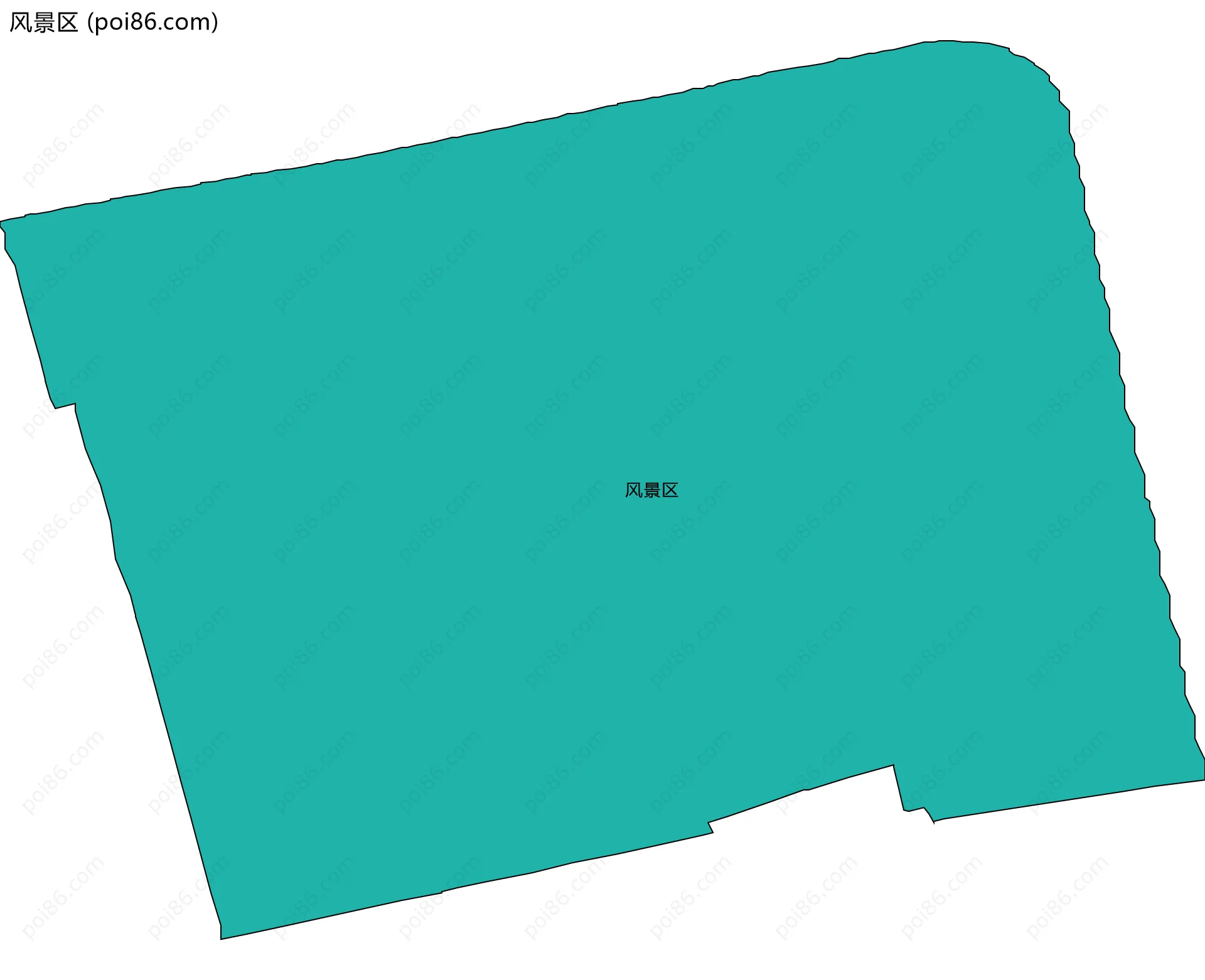 风景区边界地图