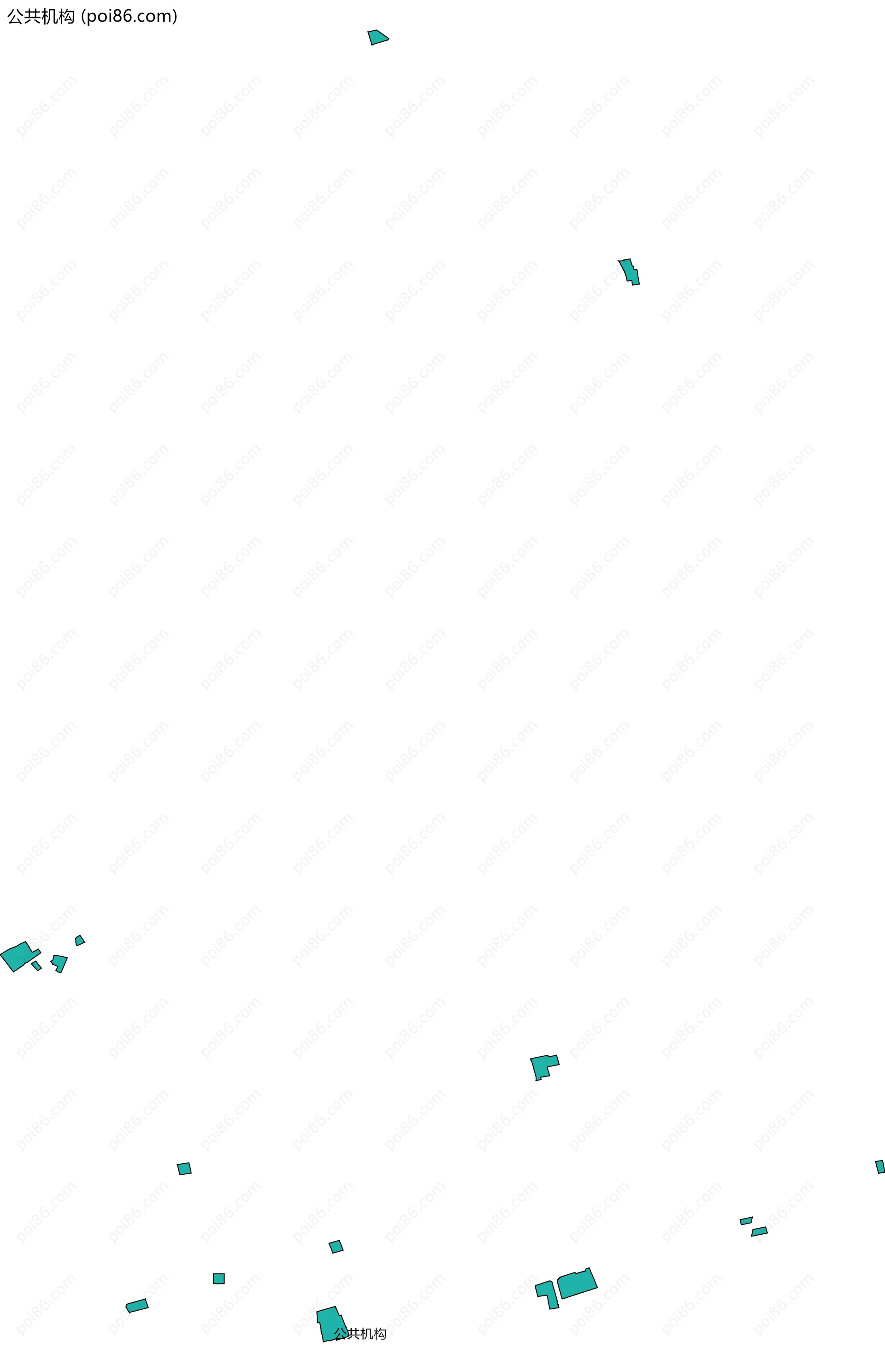 公共机构边界地图