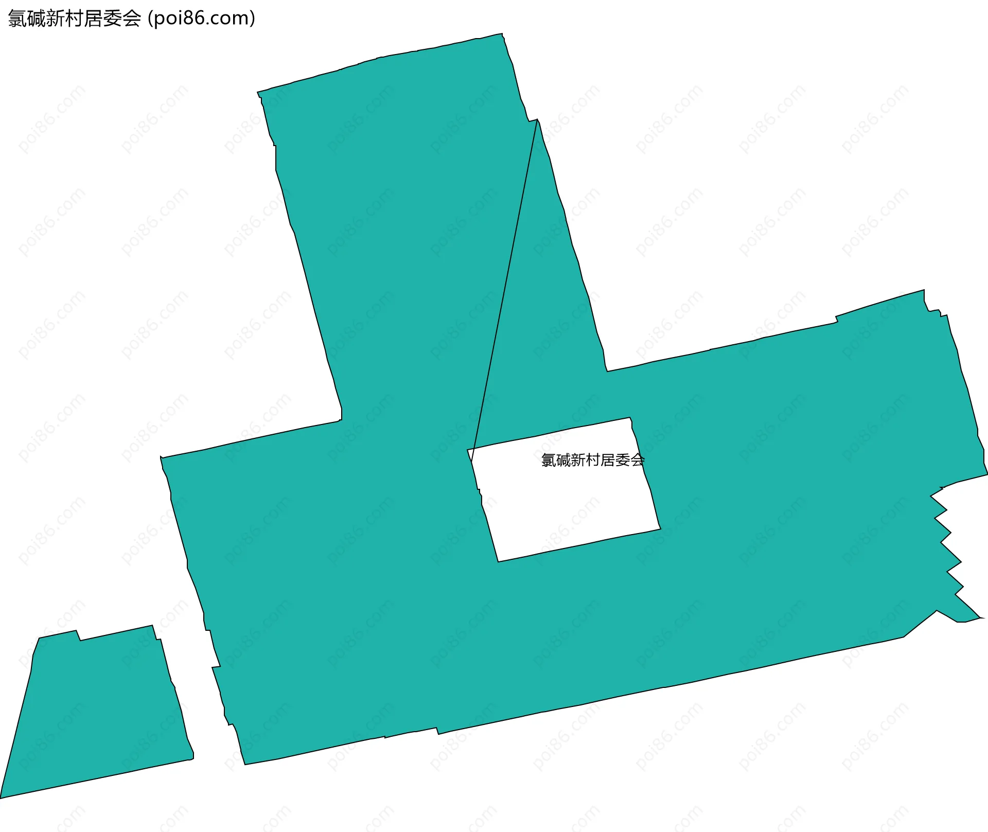 氯碱新村居委会边界地图