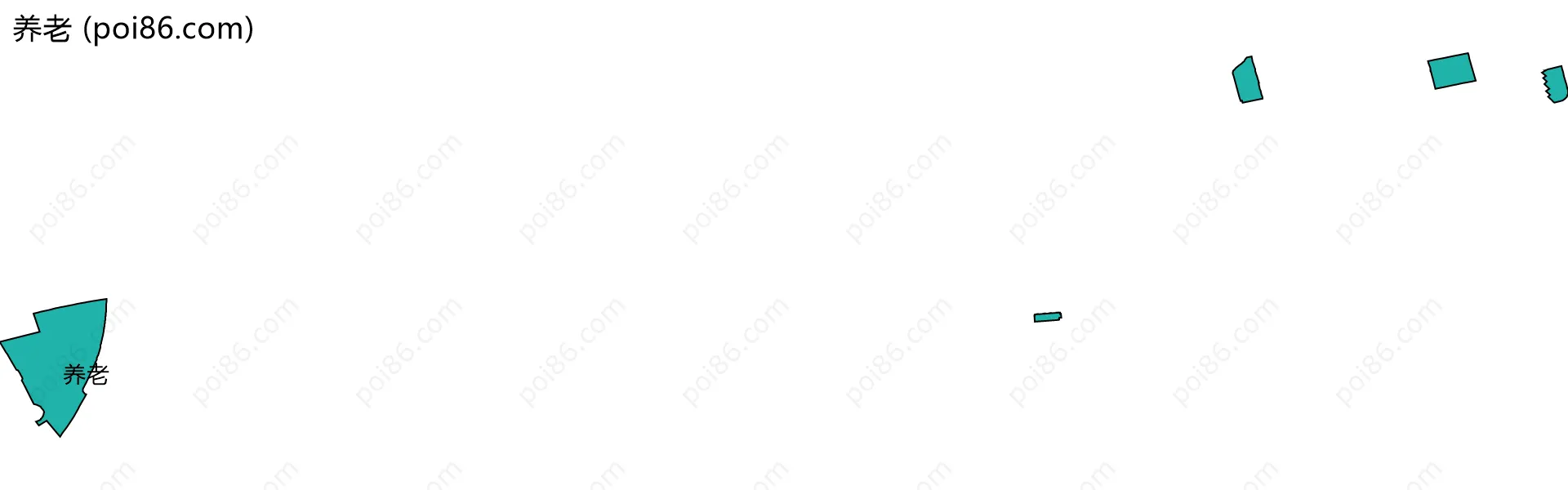 养老边界地图
