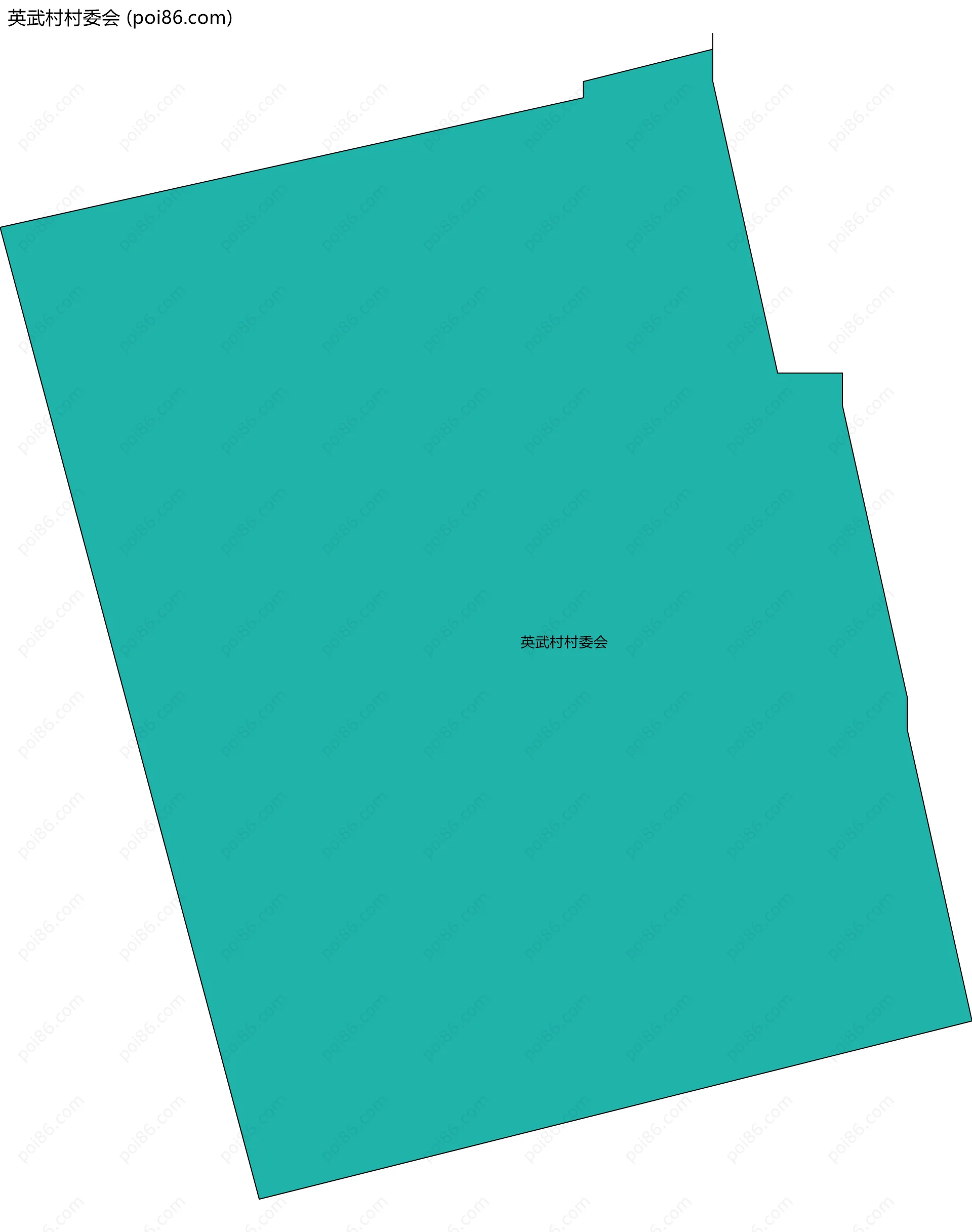 英武村村委会边界地图