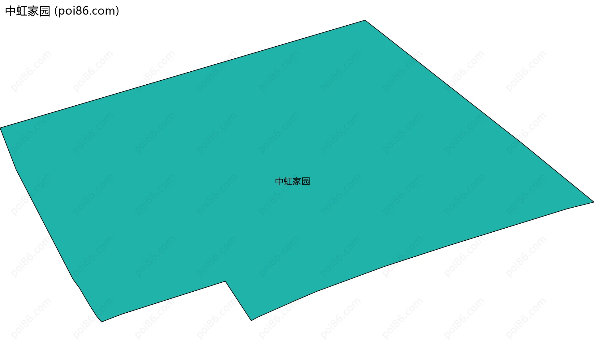 中虹家园边界地图