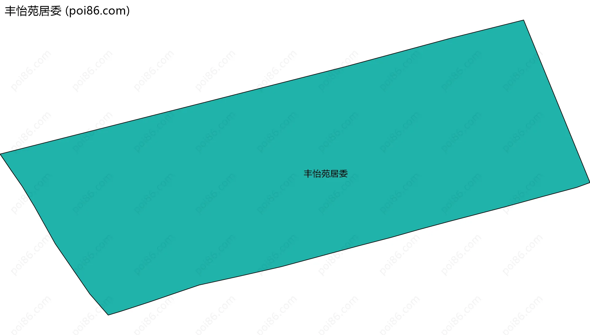 丰怡苑居委边界地图