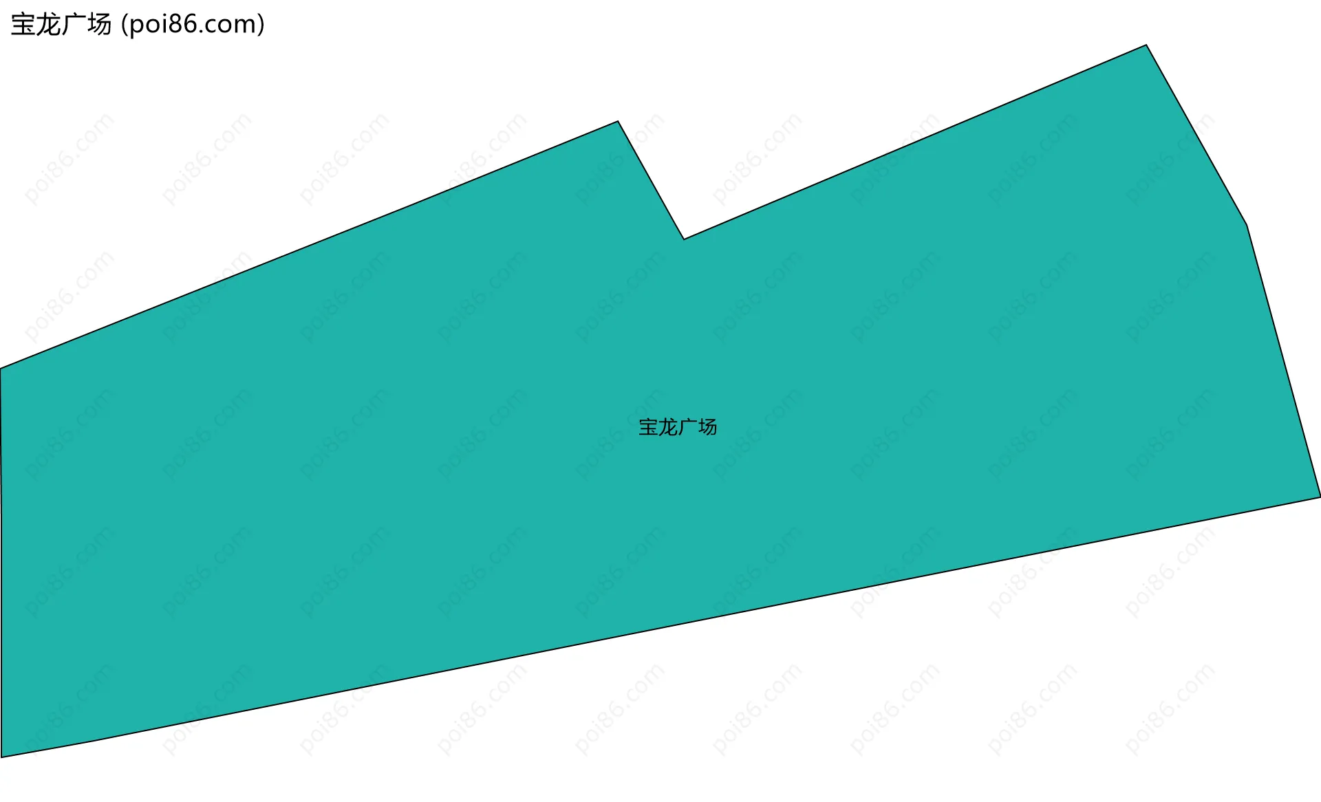宝龙广场边界地图